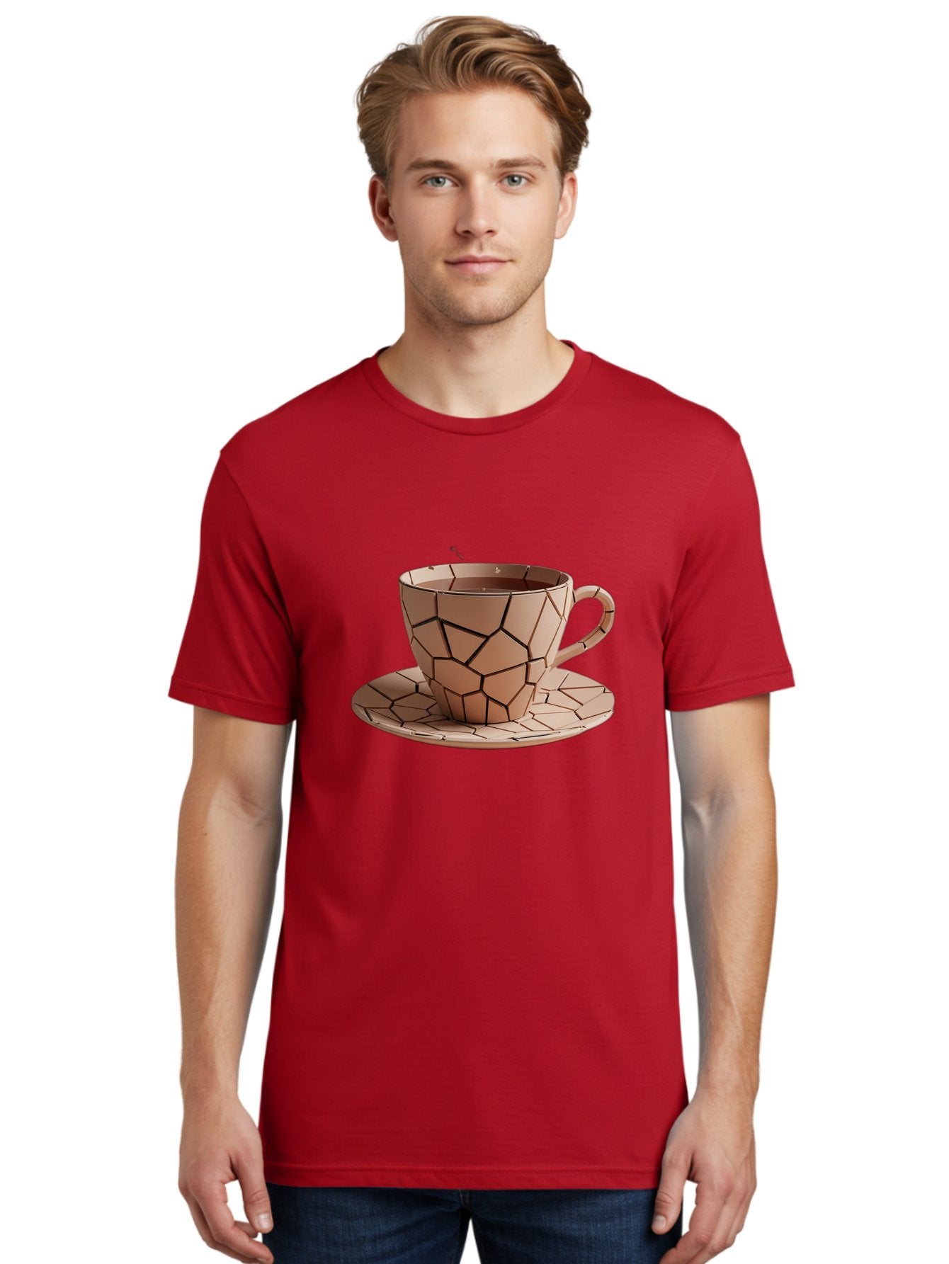 Broken-Beige-Cup Men'S Graphic Tee, 100% Cotton, Comfortable Casual Summer Wear, Machine Washable, Vintage Camera, Old Camera, Antique Camera, Black Camera, Classic Photography, Photography Equipment, Nostalgic Device, Film Camera, Camera Art Bal878 23