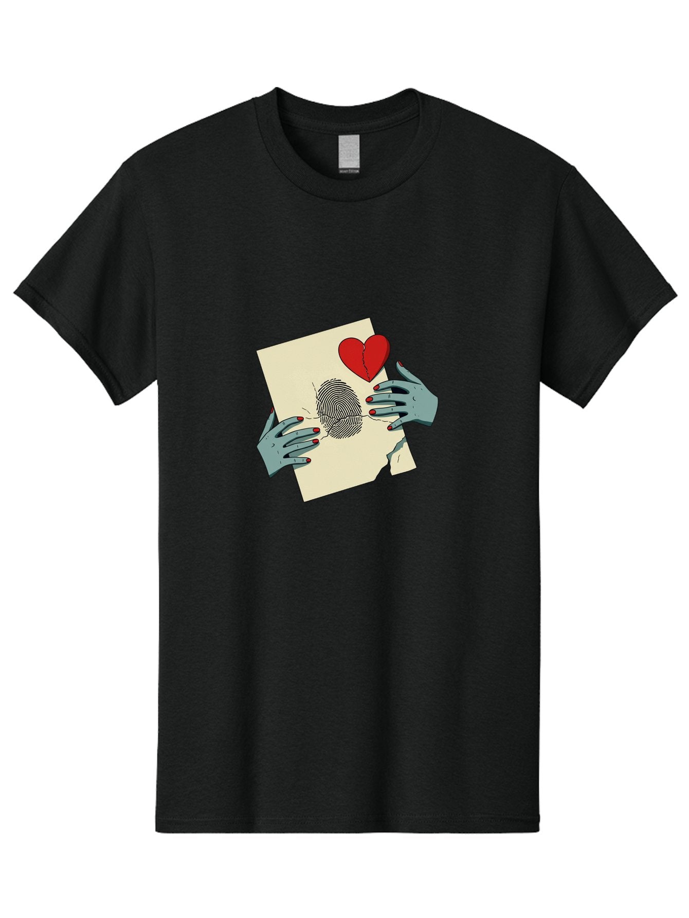 Broken-Heart-Fingerprint Men'S Graphic Tee, 100% Cotton, Comfortable Casual Summer Wear, Machine Washable, Vintage Camera, Old Camera, Antique Camera, Black Camera, Classic Photography, Photography Equipment, Nostalgic Device, Film Camera, Bal880 9
