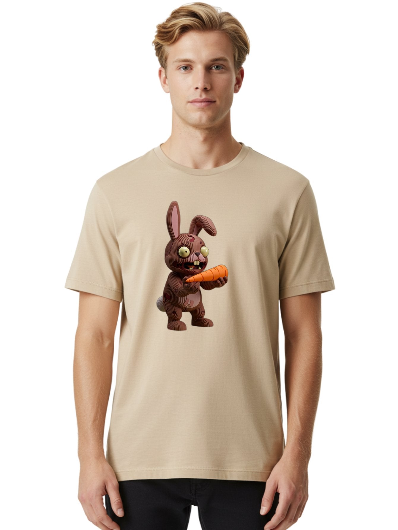 Brown-Wooden-Rabbit Men'S Graphic Tee, 100% Cotton, Comfortable Casual Summer Wear, Machine Washable, Vintage Camera, Old Camera, Antique Camera, Black Camera, Classic Photography, Photography Equipment, Nostalgic Device, Film Camera, Bal883 29