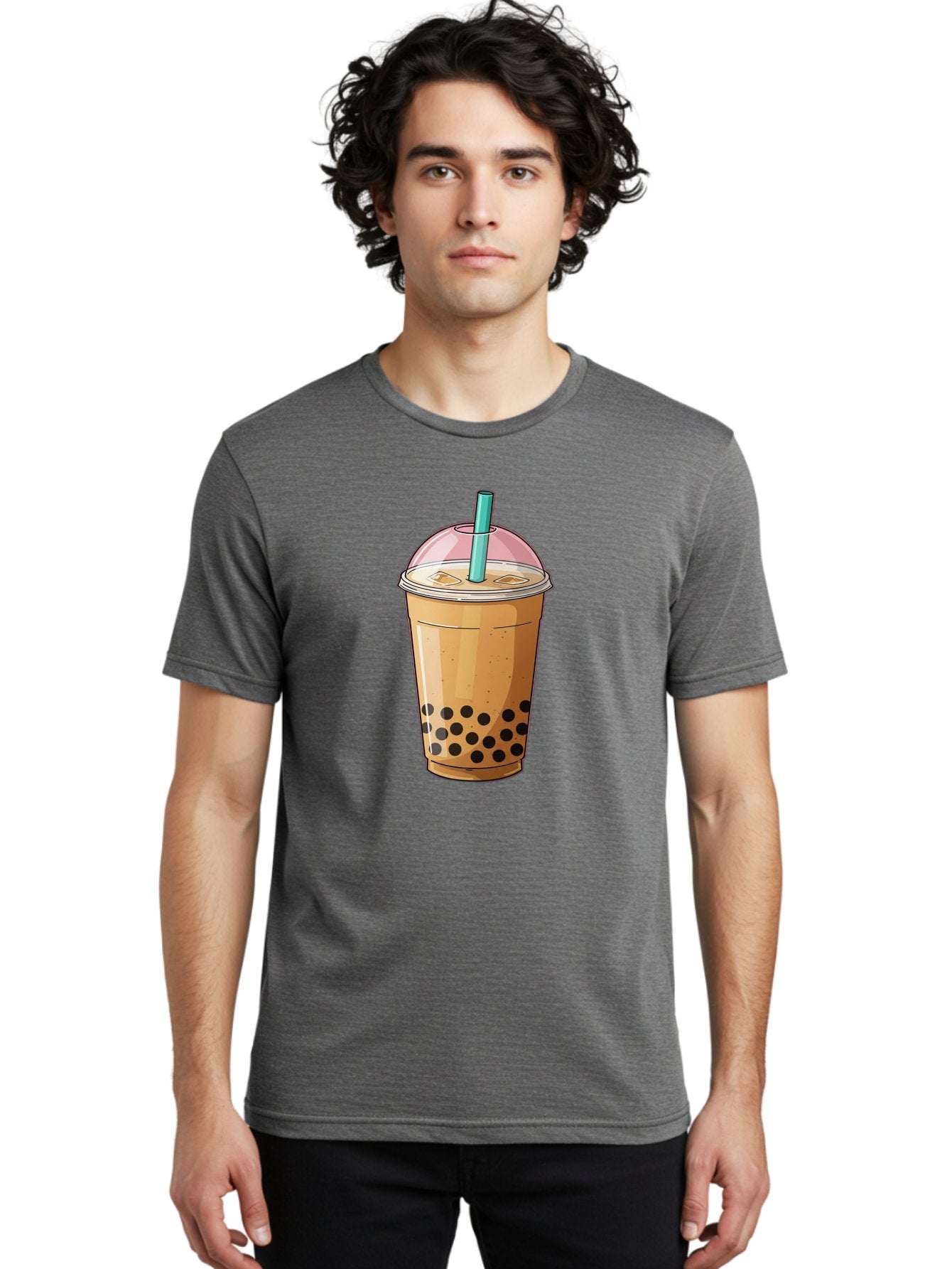 Bubble-Milk-Tea-1 Men'S Graphic Tee, 100% Cotton, Comfortable Casual Summer Wear, Machine Washable, Vintage Camera, Old Camera, Antique Camera, Black Camera, Classic Photography, Photography Equipment, Nostalgic Device, Film Camera, Camera Art Bal886 22