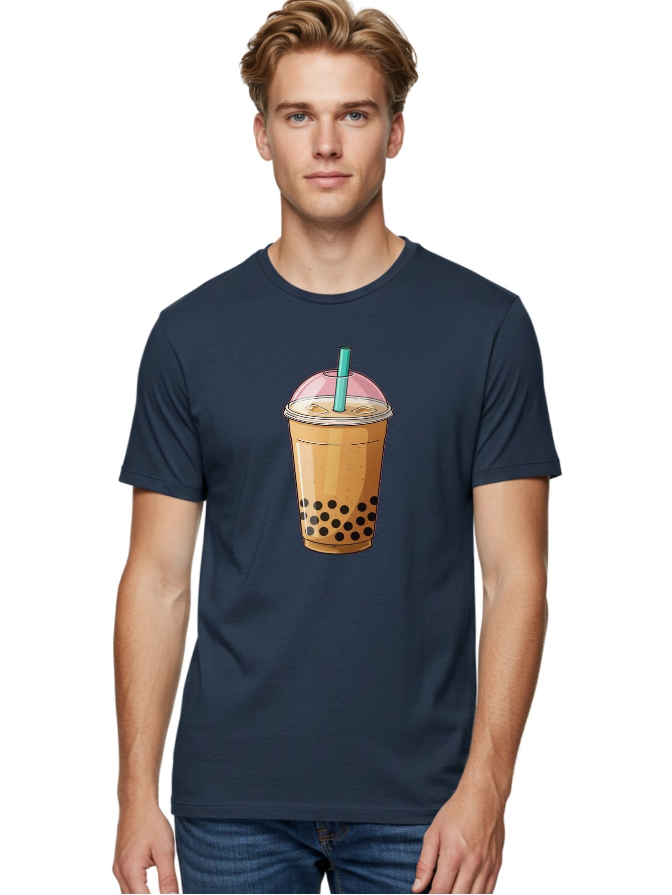 Bubble-Milk-Tea-1 Men'S Graphic Tee, 100% Cotton, Comfortable Casual Summer Wear, Machine Washable, Vintage Camera, Old Camera, Antique Camera, Black Camera, Classic Photography, Photography Equipment, Nostalgic Device, Film Camera, Camera Art Bal886 25