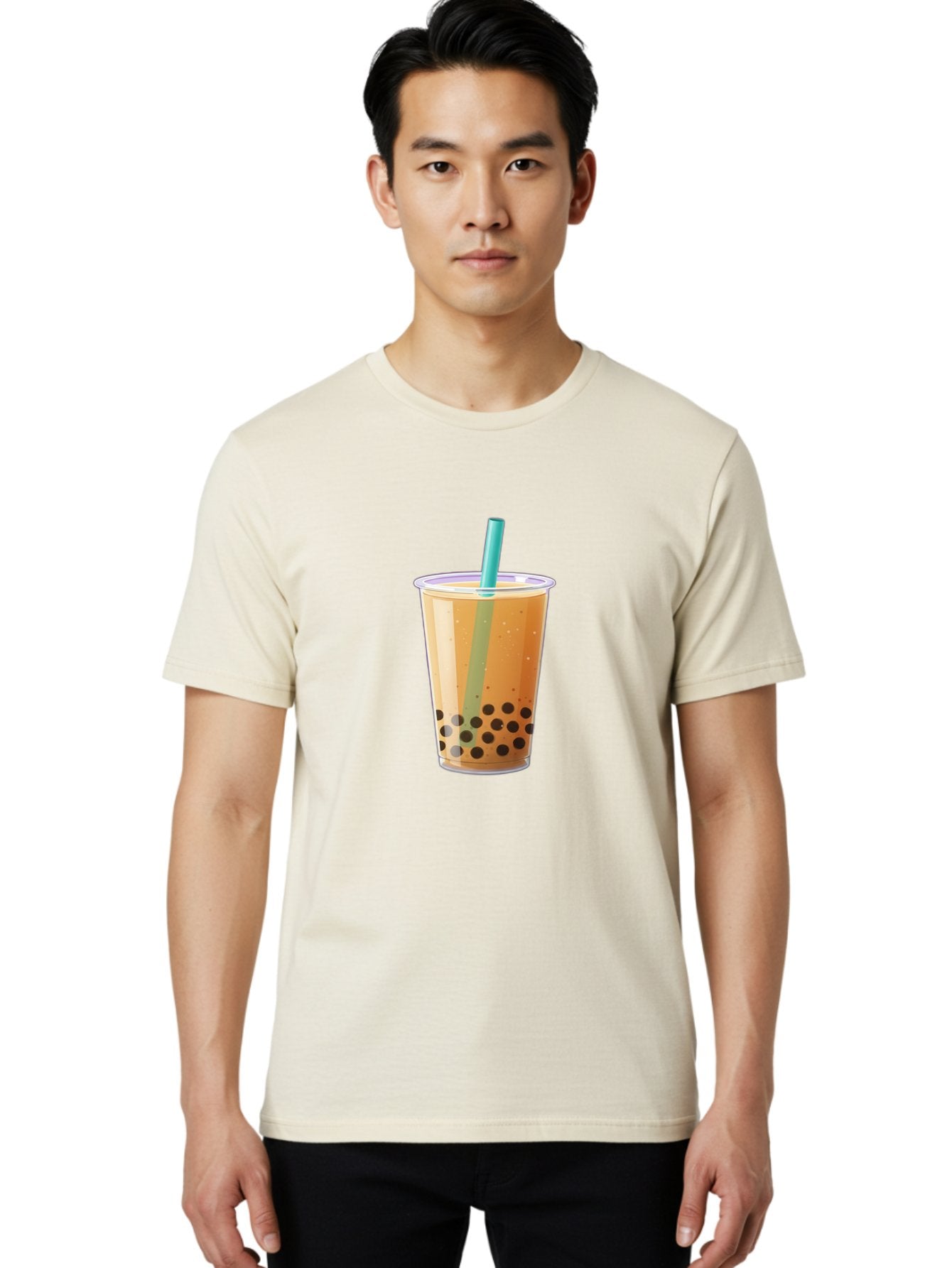 Bubble-Tea-1 Men'S Graphic Tee, 100% Cotton, Comfortable Casual Summer Wear, Machine Washable, Vintage Camera, Old Camera, Antique Camera, Black Camera, Classic Photography, Photography Equipment, Nostalgic Device, Film Camera, Camera Art Bal888 30