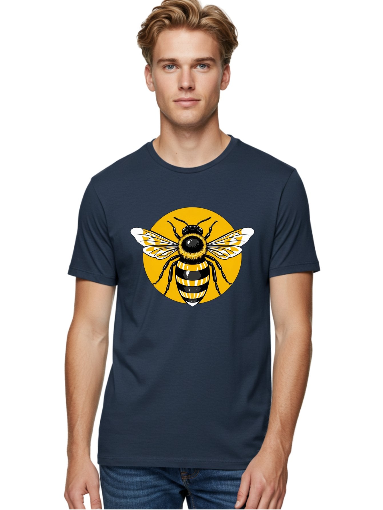 Bumble-Bee Men'S Graphic Tee, 100% Cotton, Comfortable Casual Summer Wear, Machine Washable, Vintage Camera, Old Camera, Antique Camera, Black Camera, Classic Photography, Photography Equipment, Nostalgic Device, Film Camera, Camera Art Bal895 22