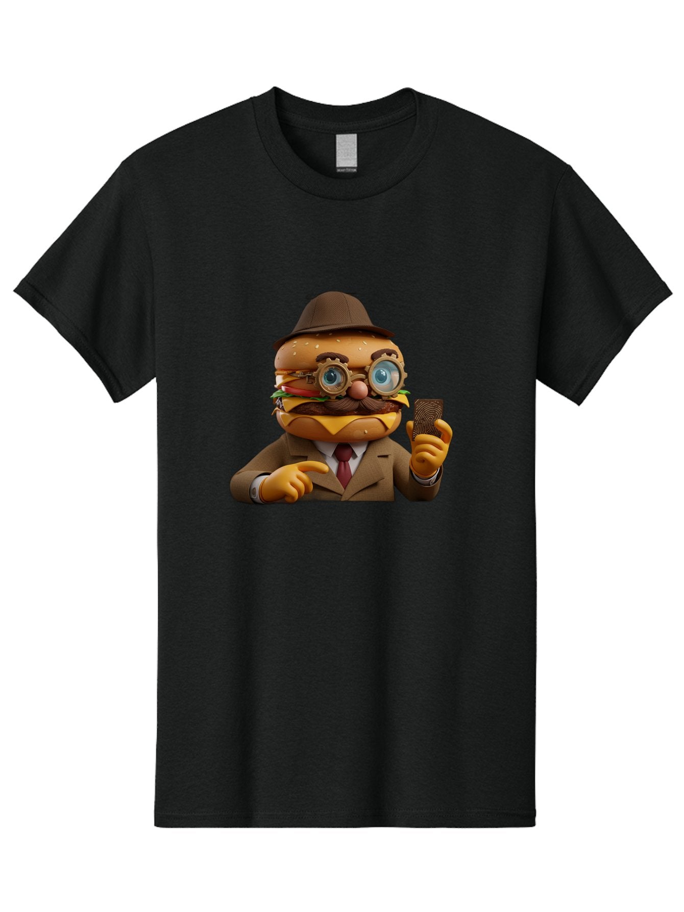 Burger-Detective Men'S Graphic Tee, 100% Cotton, Comfortable Casual Summer Wear, Machine Washable, Vintage Camera, Old Camera, Antique Camera, Black Camera, Classic Photography, Photography Equipment, Nostalgic Device, Film Camera, Camera Art Bal899 9