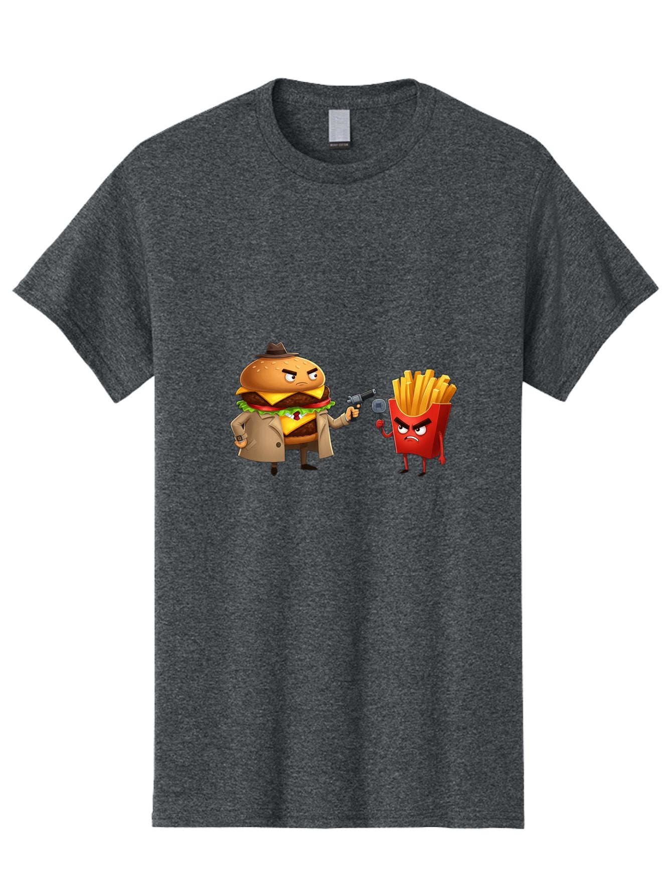 Burger-Vs-Fries Men'S Graphic Tee, 100% Cotton, Comfortable Casual Summer Wear, Machine Washable, Vintage Camera, Old Camera, Antique Camera, Black Camera, Classic Photography, Photography Equipment, Nostalgic Device, Film Camera, Camera Art Bal900 15