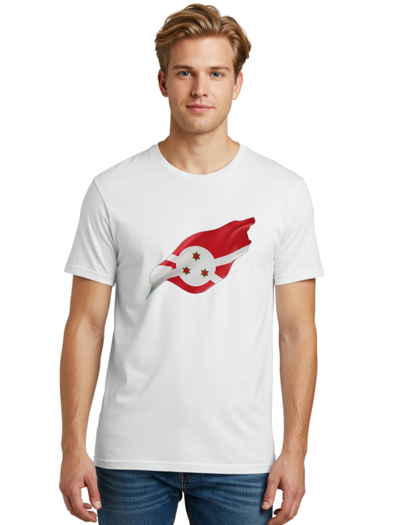 Burundi-Flag Men'S Graphic Tee, 100% Cotton, Comfortable Casual Summer Wear, Machine Washable, Vintage Camera, Old Camera, Antique Camera, Black Camera, Classic Photography, Photography Equipment, Nostalgic Device, Film Camera, Camera Art Bal907 17