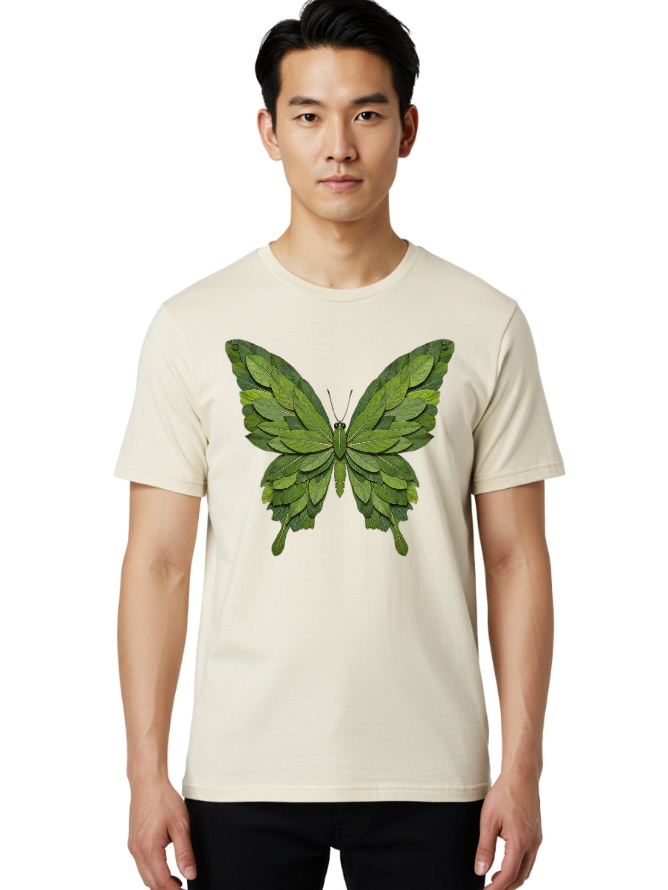 Butterfly-Made-Of-Leaves-2 Men'S Graphic Tee, 100% Cotton, Comfortable Casual Summer Wear, Machine Washable, Vintage Camera, Old Camera, Antique Camera, Black Camera, Classic Photography, Photography Equipment, Nostalgic Device, Film Camera, Bal913 26