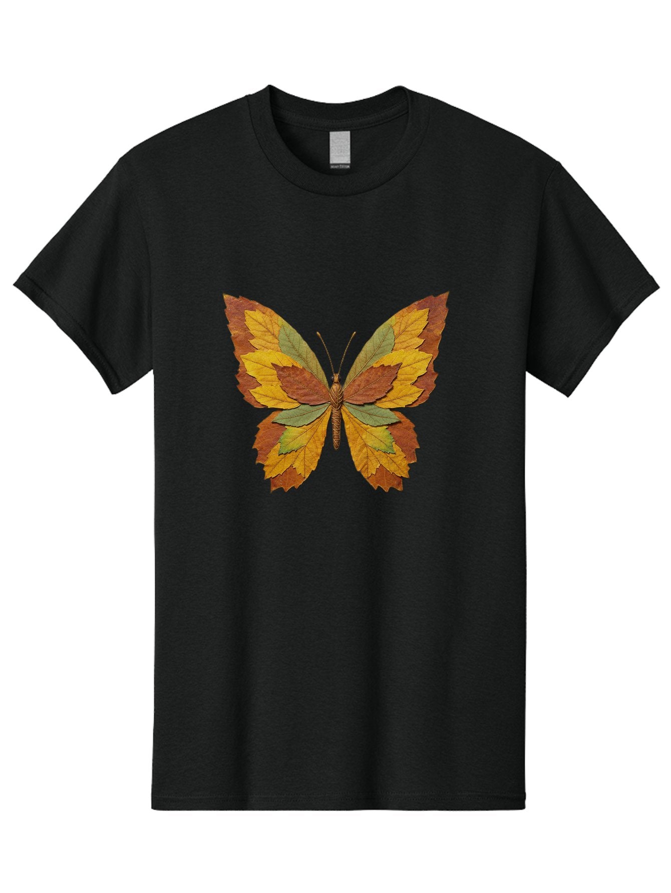 Butterfly-Made-Of-Leaves Men'S Graphic Tee, 100% Cotton, Comfortable Casual Summer Wear, Machine Washable, Vintage Camera, Old Camera, Antique Camera, Black Camera, Classic Photography, Photography Equipment, Nostalgic Device, Film Camera, Bal914 11