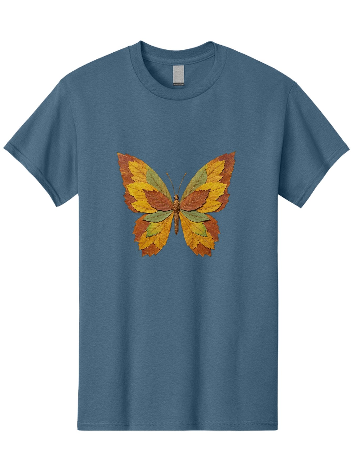 Butterfly-Made-Of-Leaves Men'S Graphic Tee, 100% Cotton, Comfortable Casual Summer Wear, Machine Washable, Vintage Camera, Old Camera, Antique Camera, Black Camera, Classic Photography, Photography Equipment, Nostalgic Device, Film Camera, Bal914