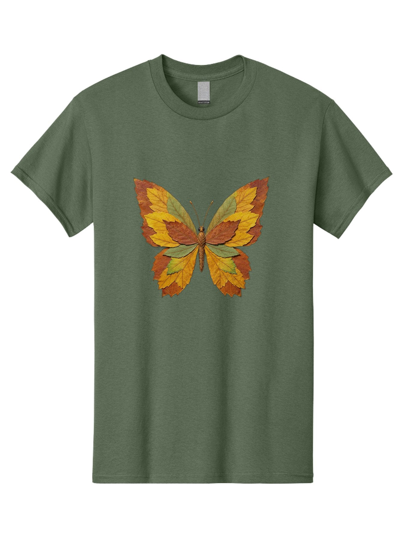 Butterfly-Made-Of-Leaves Men'S Graphic Tee, 100% Cotton, Comfortable Casual Summer Wear, Machine Washable, Vintage Camera, Old Camera, Antique Camera, Black Camera, Classic Photography, Photography Equipment, Nostalgic Device, Film Camera, Bal914 8