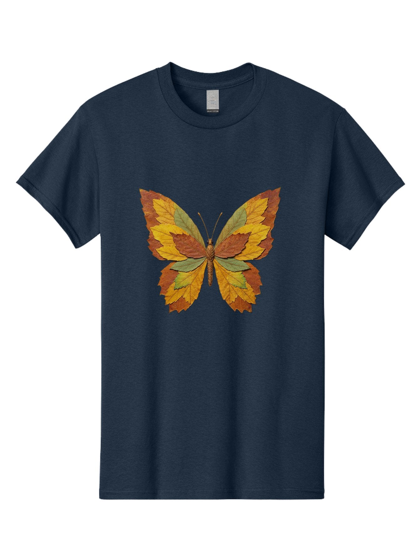Butterfly-Made-Of-Leaves Men'S Graphic Tee, 100% Cotton, Comfortable Casual Summer Wear, Machine Washable, Vintage Camera, Old Camera, Antique Camera, Black Camera, Classic Photography, Photography Equipment, Nostalgic Device, Film Camera, Bal914 7
