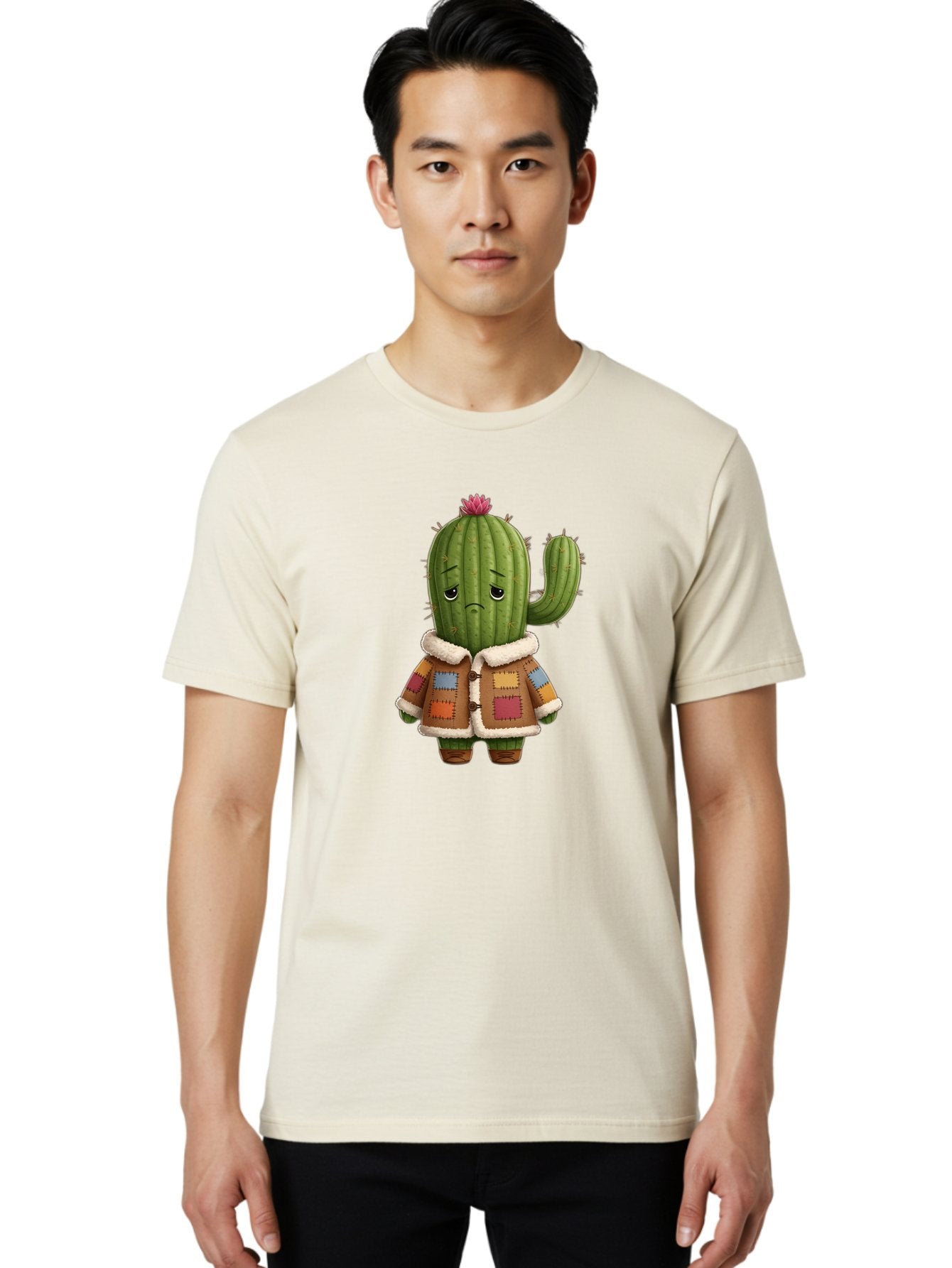 Cactus-In-Coat Men'S Graphic Tee, 100% Cotton, Comfortable Casual Summer Wear, Machine Washable, Vintage Camera, Old Camera, Antique Camera, Black Camera, Classic Photography, Photography Equipment, Nostalgic Device, Film Camera, Camera Art Bal921 20
