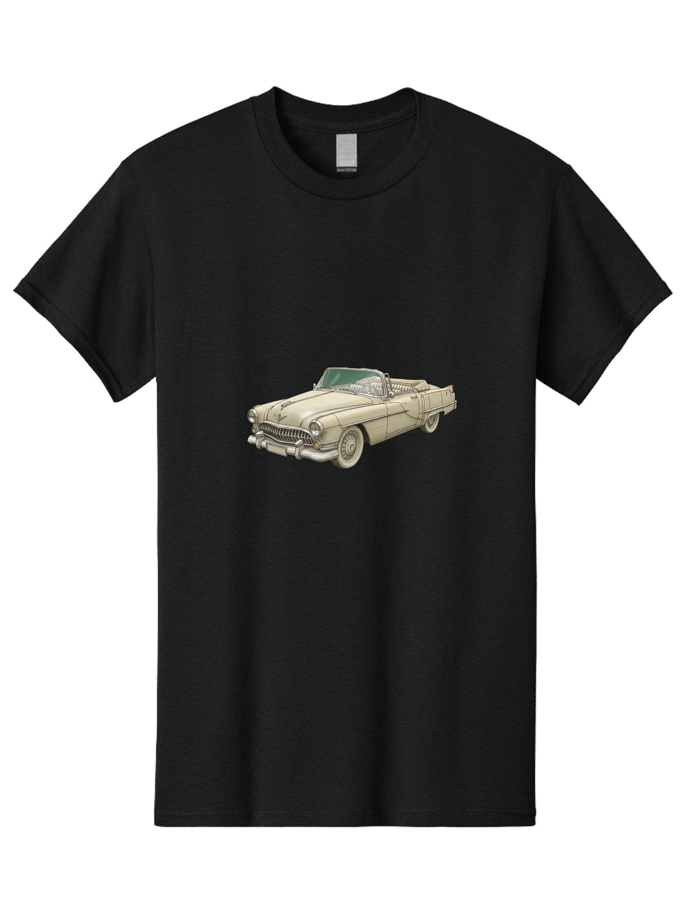 Cadillac-Convertible Men'S Graphic Tee, 100% Cotton, Comfortable Casual Summer Wear, Machine Washable, Vintage Camera, Old Camera, Antique Camera, Black Camera, Classic Photography, Photography Equipment, Nostalgic Device, Film Camera, Bal927 3