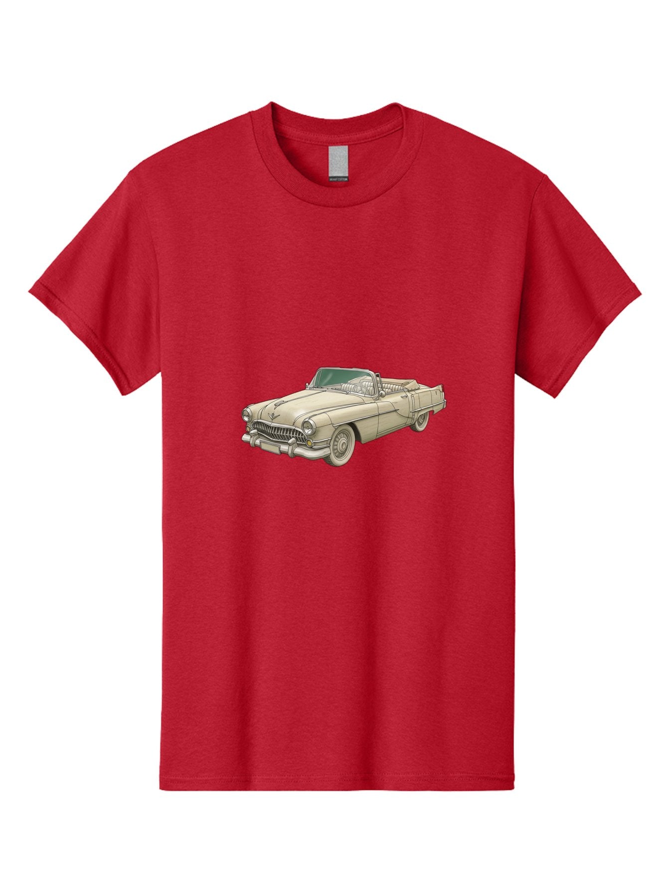 Cadillac-Convertible Men'S Graphic Tee, 100% Cotton, Comfortable Casual Summer Wear, Machine Washable, Vintage Camera, Old Camera, Antique Camera, Black Camera, Classic Photography, Photography Equipment, Nostalgic Device, Film Camera, Bal927 15