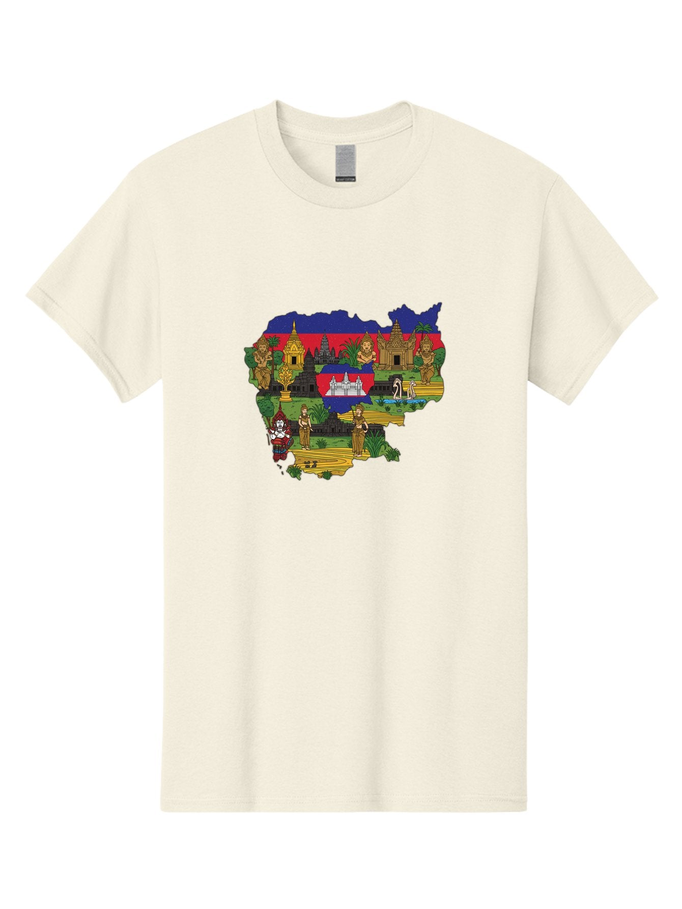 Cambodia-Cultural-Heritage Men'S Graphic Tee, 100% Cotton, Comfortable Casual Summer Wear, Machine Washable, Vintage Camera, Old Camera, Antique Camera, Black Camera, Classic Photography, Photography Equipment, Nostalgic Device, Film Camera, Bal930 7