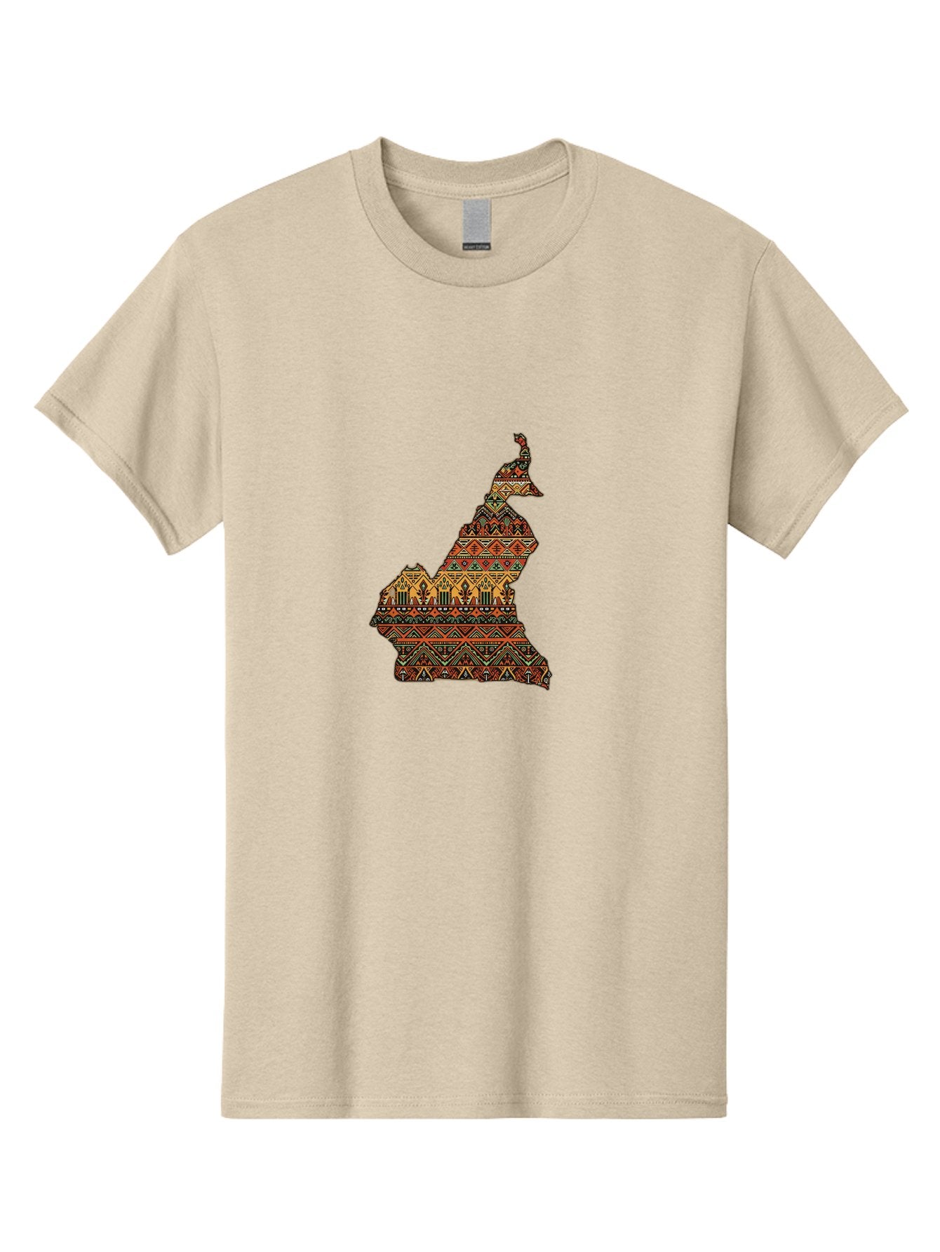 Cameroon-Map-Pattern Men'S Graphic Tee, 100% Cotton, Comfortable Casual Summer Wear, Machine Washable, Vintage Camera, Old Camera, Antique Camera, Black Camera, Classic Photography, Photography Equipment, Nostalgic Device, Film Camera, Bal931 14