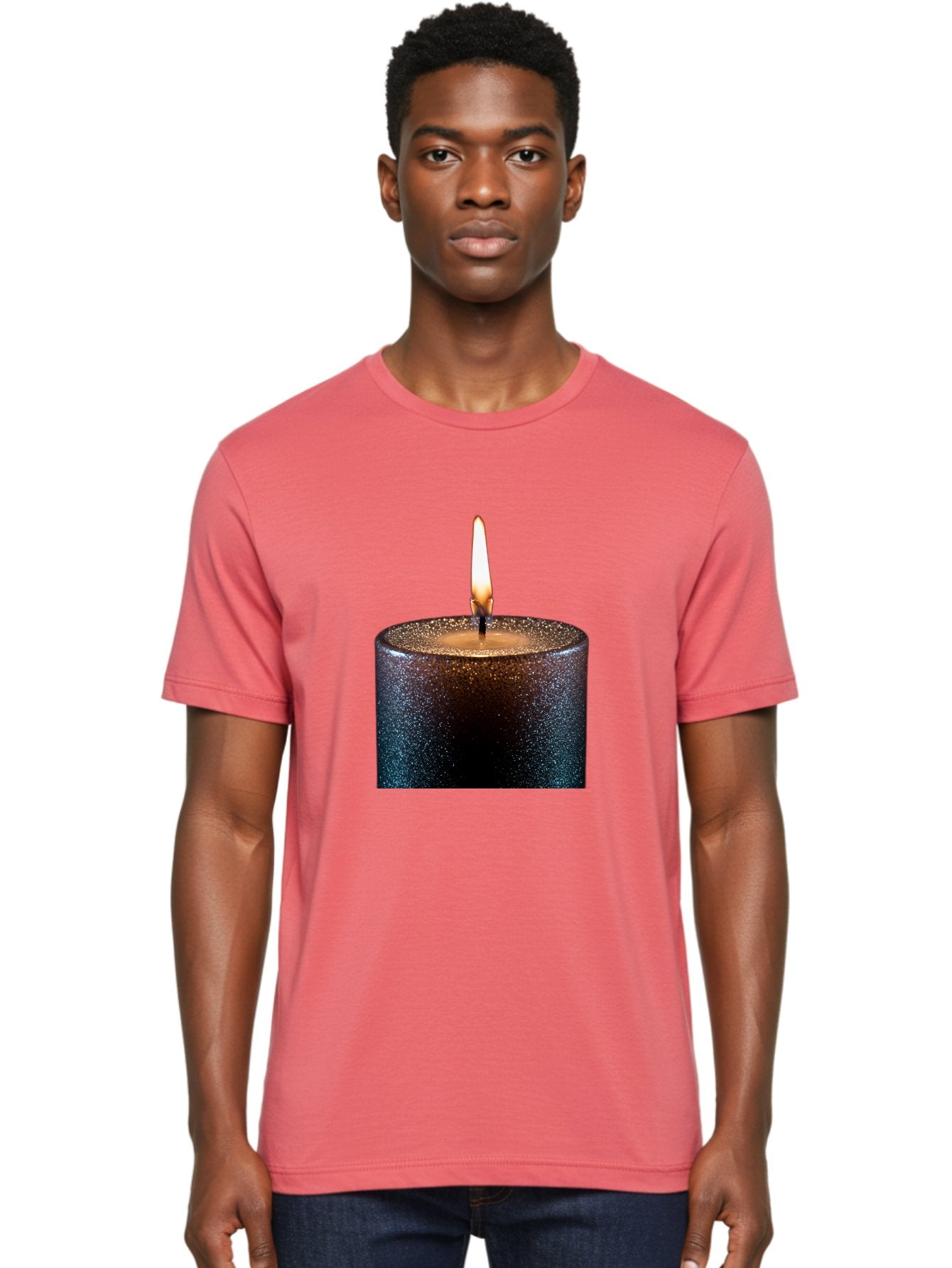 Candle-1 Men'S Graphic Tee, 100% Cotton, Comfortable Casual Summer Wear, Machine Washable, Vintage Camera, Old Camera, Antique Camera, Black Camera, Classic Photography, Photography Equipment, Nostalgic Device, Film Camera, Camera Art Bal935 30
