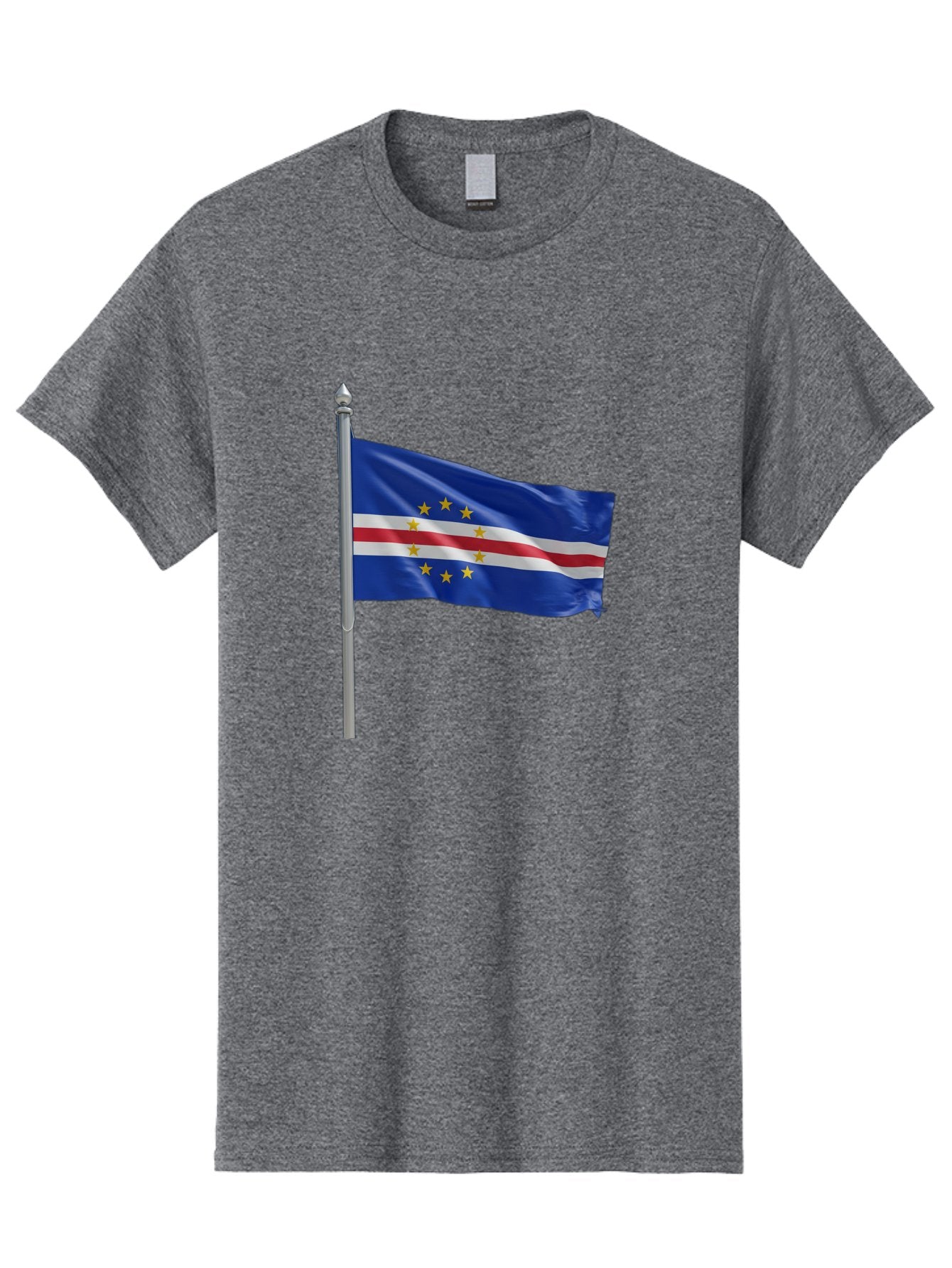 Cape-Verde-Flag Men'S Graphic Tee, 100% Cotton, Comfortable Casual Summer Wear, Machine Washable, Vintage Camera, Old Camera, Antique Camera, Black Camera, Classic Photography, Photography Equipment, Nostalgic Device, Film Camera, Camera Art Bal941 6