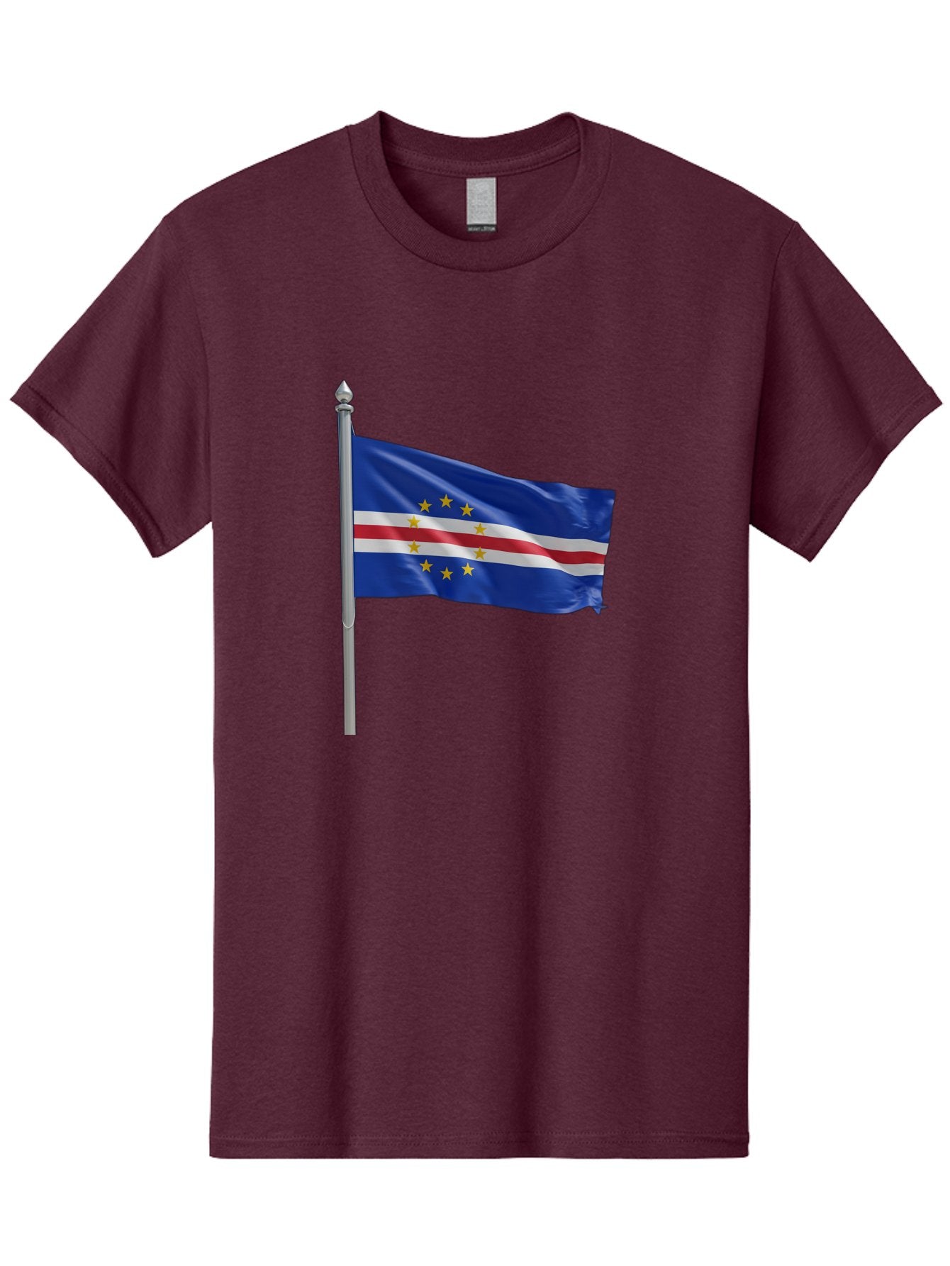 Cape-Verde-Flag Men'S Graphic Tee, 100% Cotton, Comfortable Casual Summer Wear, Machine Washable, Vintage Camera, Old Camera, Antique Camera, Black Camera, Classic Photography, Photography Equipment, Nostalgic Device, Film Camera, Camera Art Bal941 11