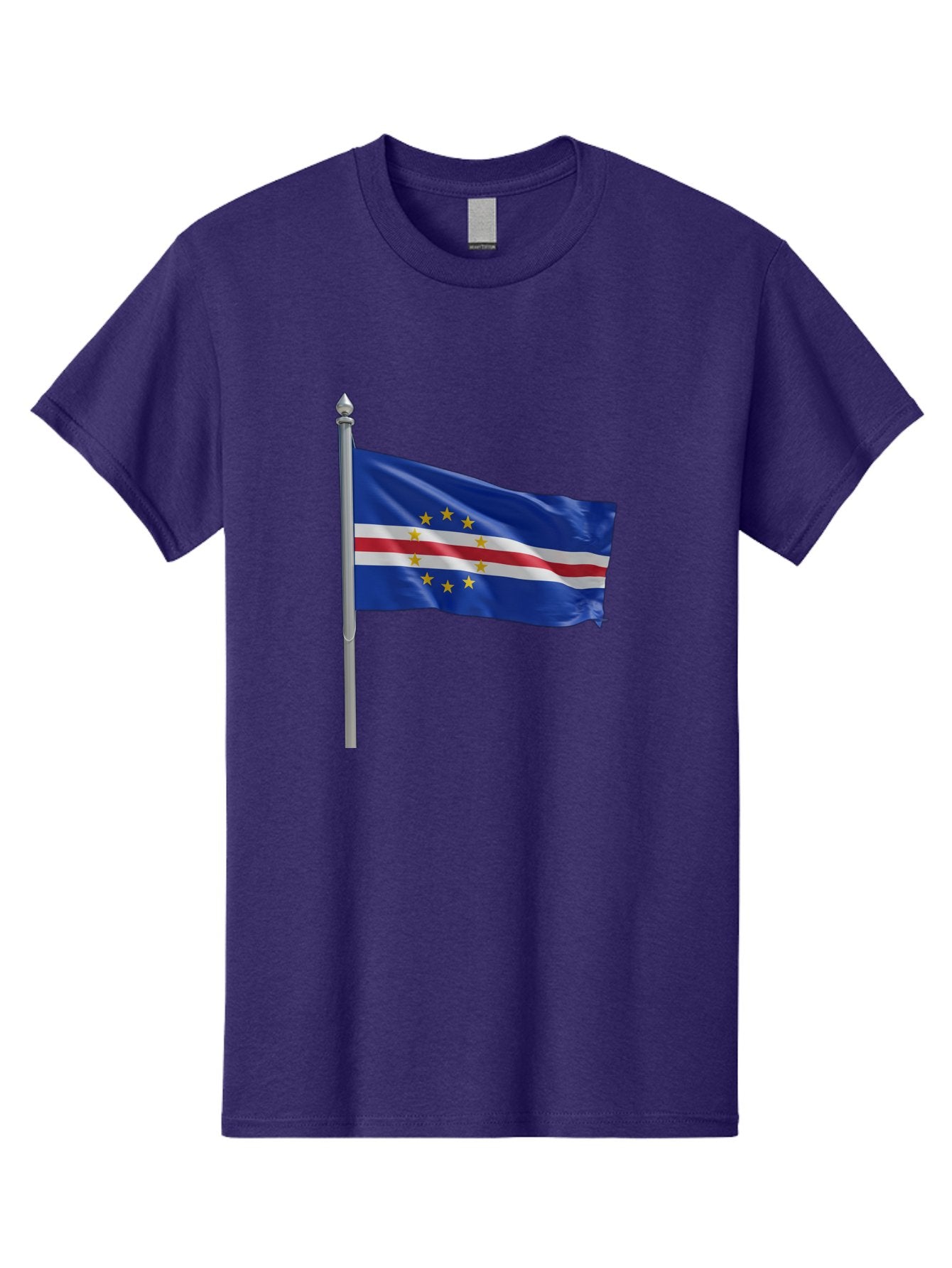 Cape-Verde-Flag Men'S Graphic Tee, 100% Cotton, Comfortable Casual Summer Wear, Machine Washable, Vintage Camera, Old Camera, Antique Camera, Black Camera, Classic Photography, Photography Equipment, Nostalgic Device, Film Camera, Camera Art Bal941 7
