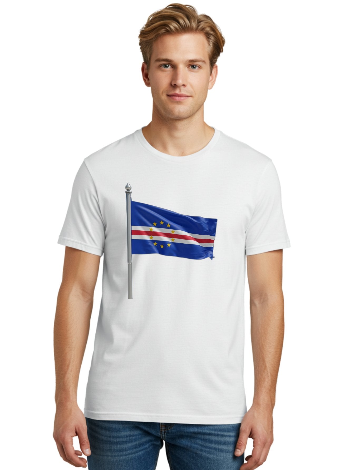 Cape-Verde-Flag Men'S Graphic Tee, 100% Cotton, Comfortable Casual Summer Wear, Machine Washable, Vintage Camera, Old Camera, Antique Camera, Black Camera, Classic Photography, Photography Equipment, Nostalgic Device, Film Camera, Camera Art Bal941 29