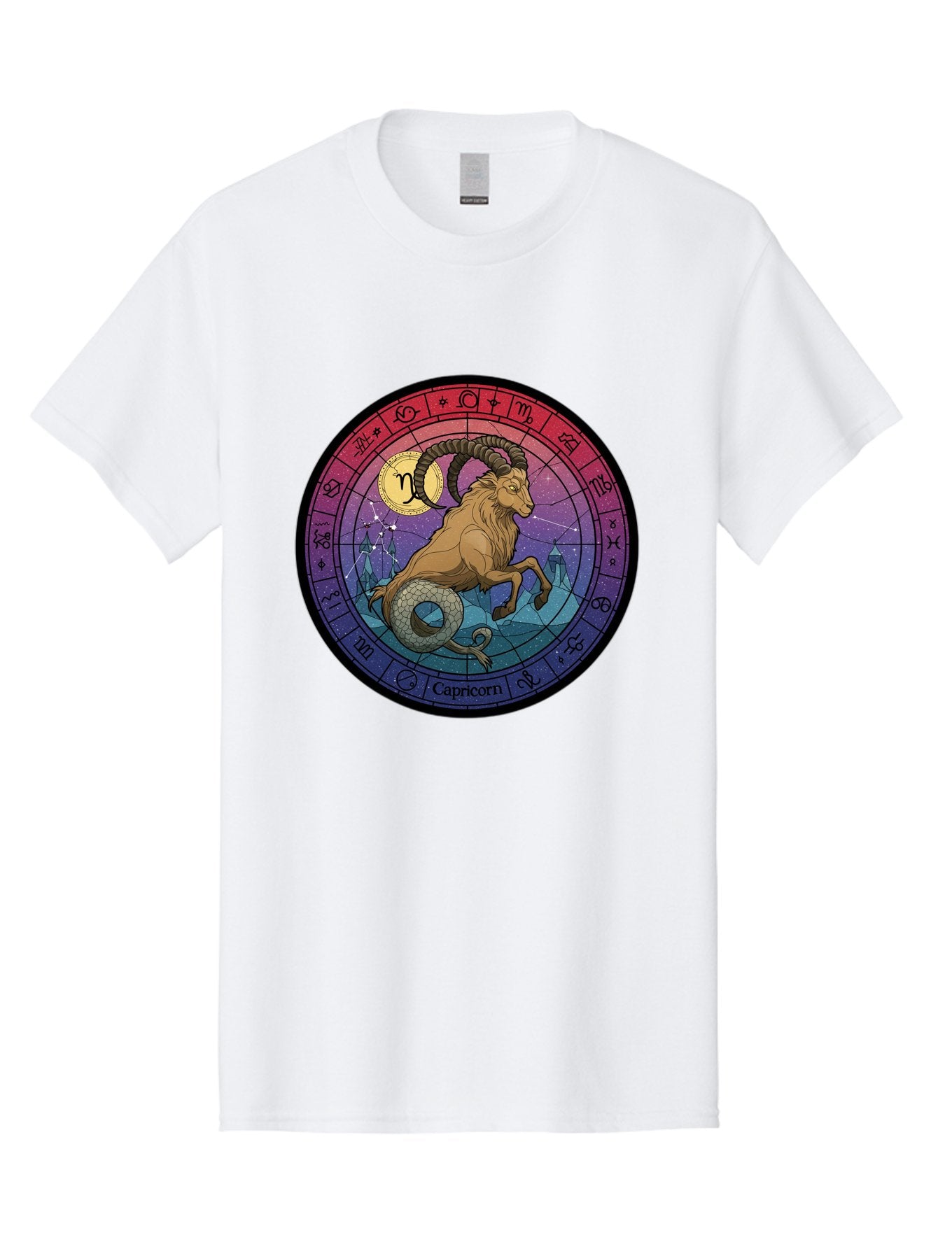 Capricorn-Zodiac-1 Men'S Graphic Tee, 100% Cotton, Comfortable Casual Summer Wear, Machine Washable, Vintage Camera, Old Camera, Antique Camera, Black Camera, Classic Photography, Photography Equipment, Nostalgic Device, Film Camera, Bal942 5