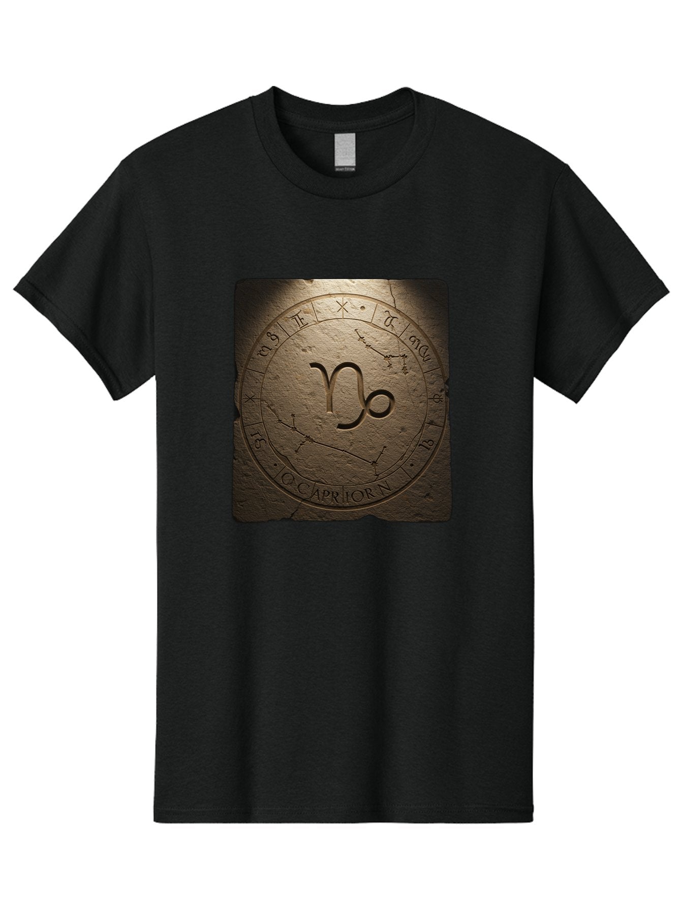 Capricorn-Zodiac-Seal Men'S Graphic Tee, 100% Cotton, Comfortable Casual Summer Wear, Machine Washable, Vintage Camera, Old Camera, Antique Camera, Black Camera, Classic Photography, Photography Equipment, Nostalgic Device, Film Camera, Bal943 15