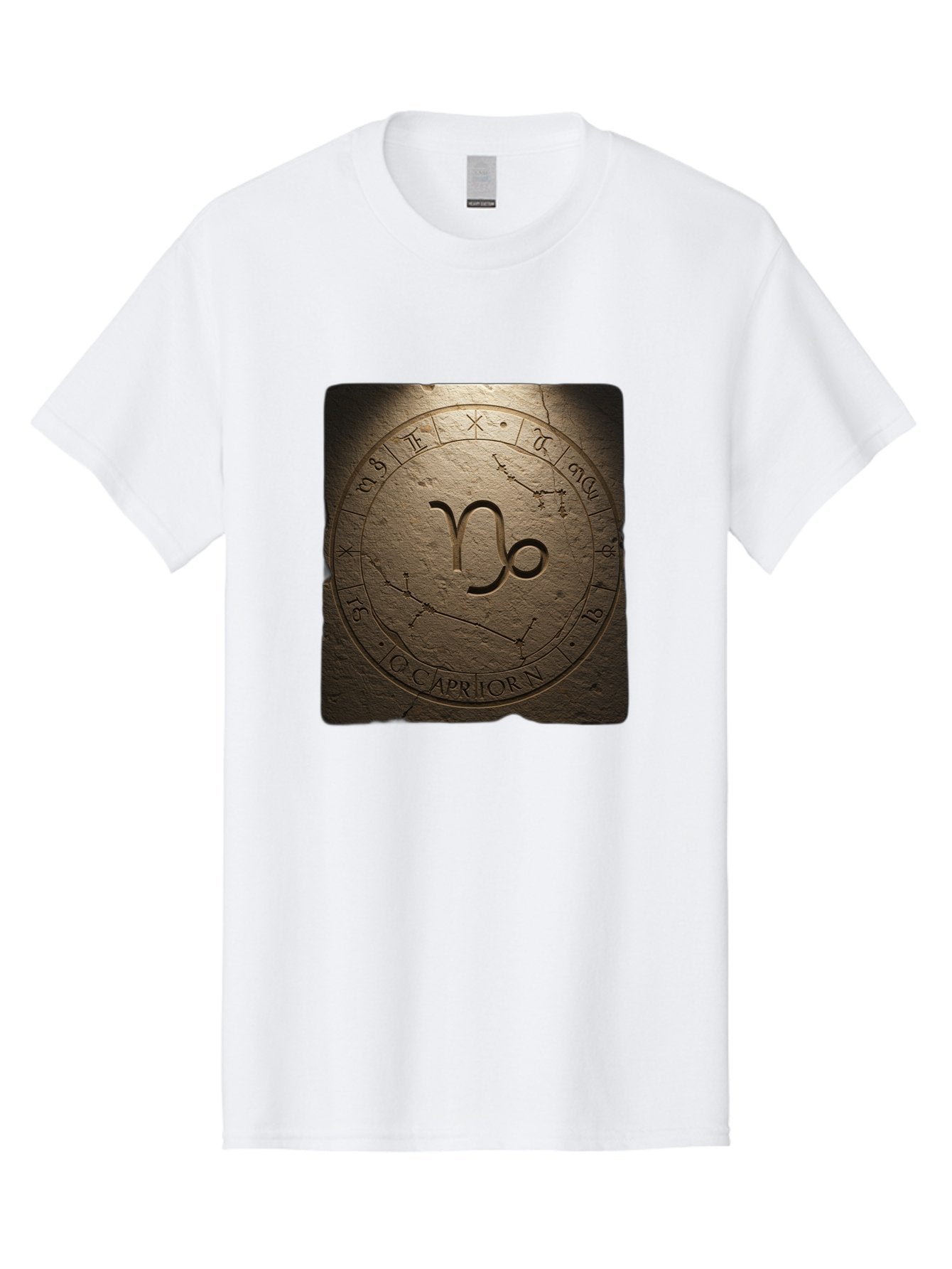 Capricorn-Zodiac-Seal Men'S Graphic Tee, 100% Cotton, Comfortable Casual Summer Wear, Machine Washable, Vintage Camera, Old Camera, Antique Camera, Black Camera, Classic Photography, Photography Equipment, Nostalgic Device, Film Camera, Bal943 4