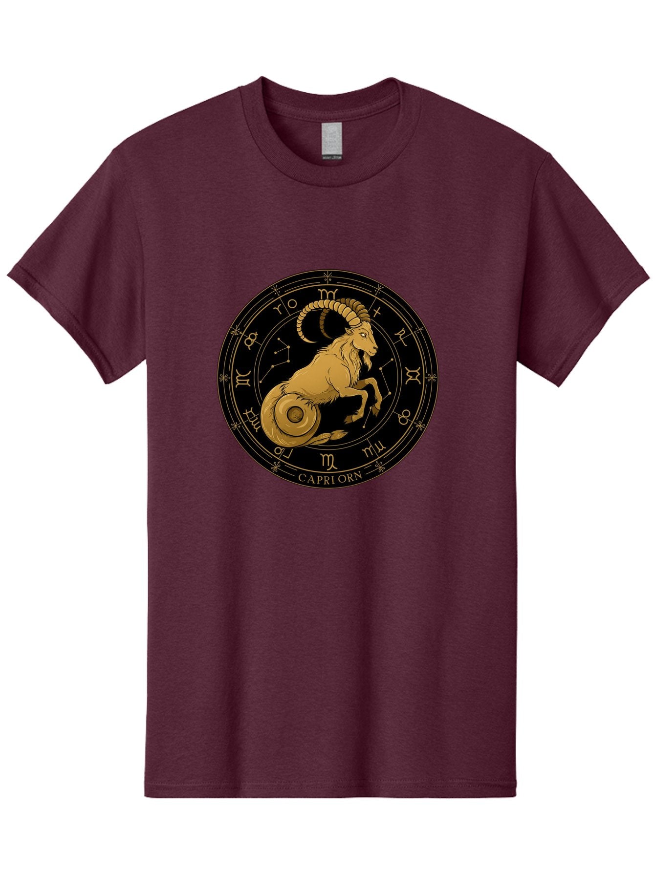 Capricorn-Zodiac-Sign-1 Men'S Graphic Tee, 100% Cotton, Comfortable Casual Summer Wear, Machine Washable, Vintage Camera, Old Camera, Antique Camera, Black Camera, Classic Photography, Photography Equipment, Nostalgic Device, Film Camera, Bal944 6