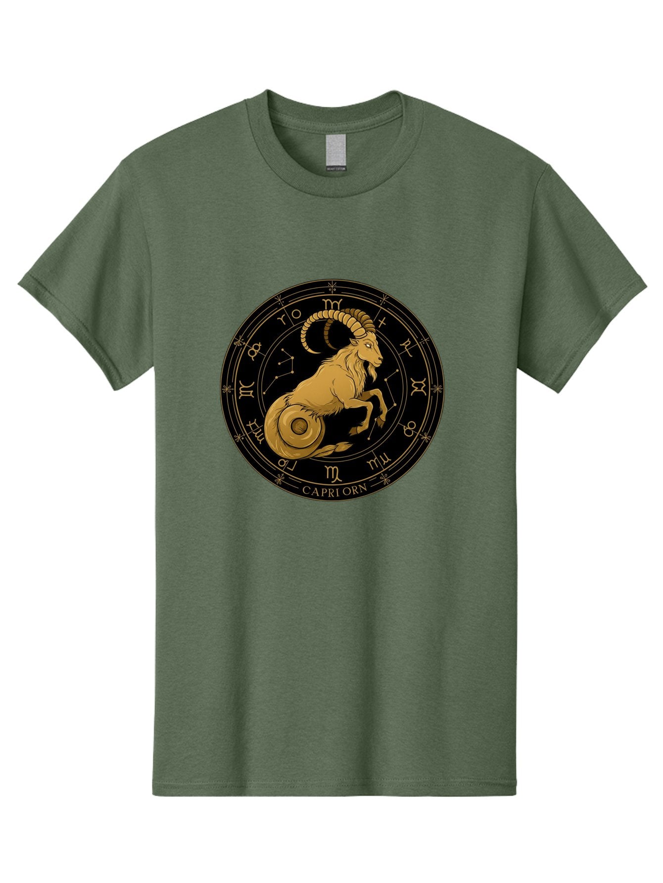 Capricorn-Zodiac-Sign-1 Men'S Graphic Tee, 100% Cotton, Comfortable Casual Summer Wear, Machine Washable, Vintage Camera, Old Camera, Antique Camera, Black Camera, Classic Photography, Photography Equipment, Nostalgic Device, Film Camera, Bal944 9