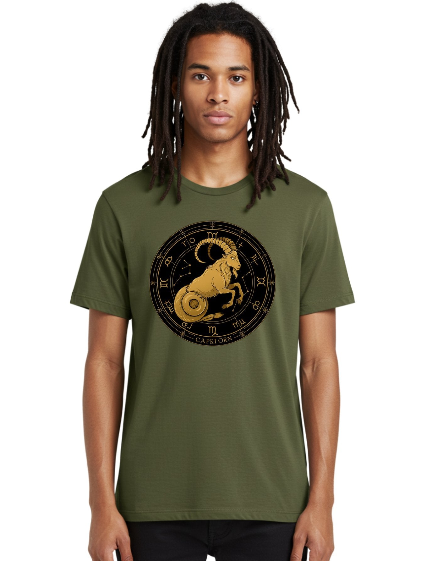 Capricorn-Zodiac-Sign-1 Men'S Graphic Tee, 100% Cotton, Comfortable Casual Summer Wear, Machine Washable, Vintage Camera, Old Camera, Antique Camera, Black Camera, Classic Photography, Photography Equipment, Nostalgic Device, Film Camera, Bal944 26