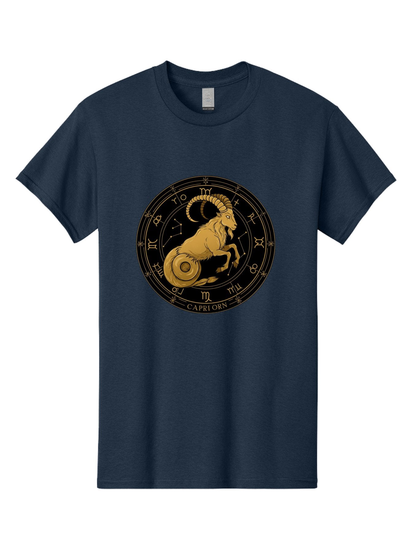 Capricorn-Zodiac-Sign-1 Men'S Graphic Tee, 100% Cotton, Comfortable Casual Summer Wear, Machine Washable, Vintage Camera, Old Camera, Antique Camera, Black Camera, Classic Photography, Photography Equipment, Nostalgic Device, Film Camera, Bal944 7