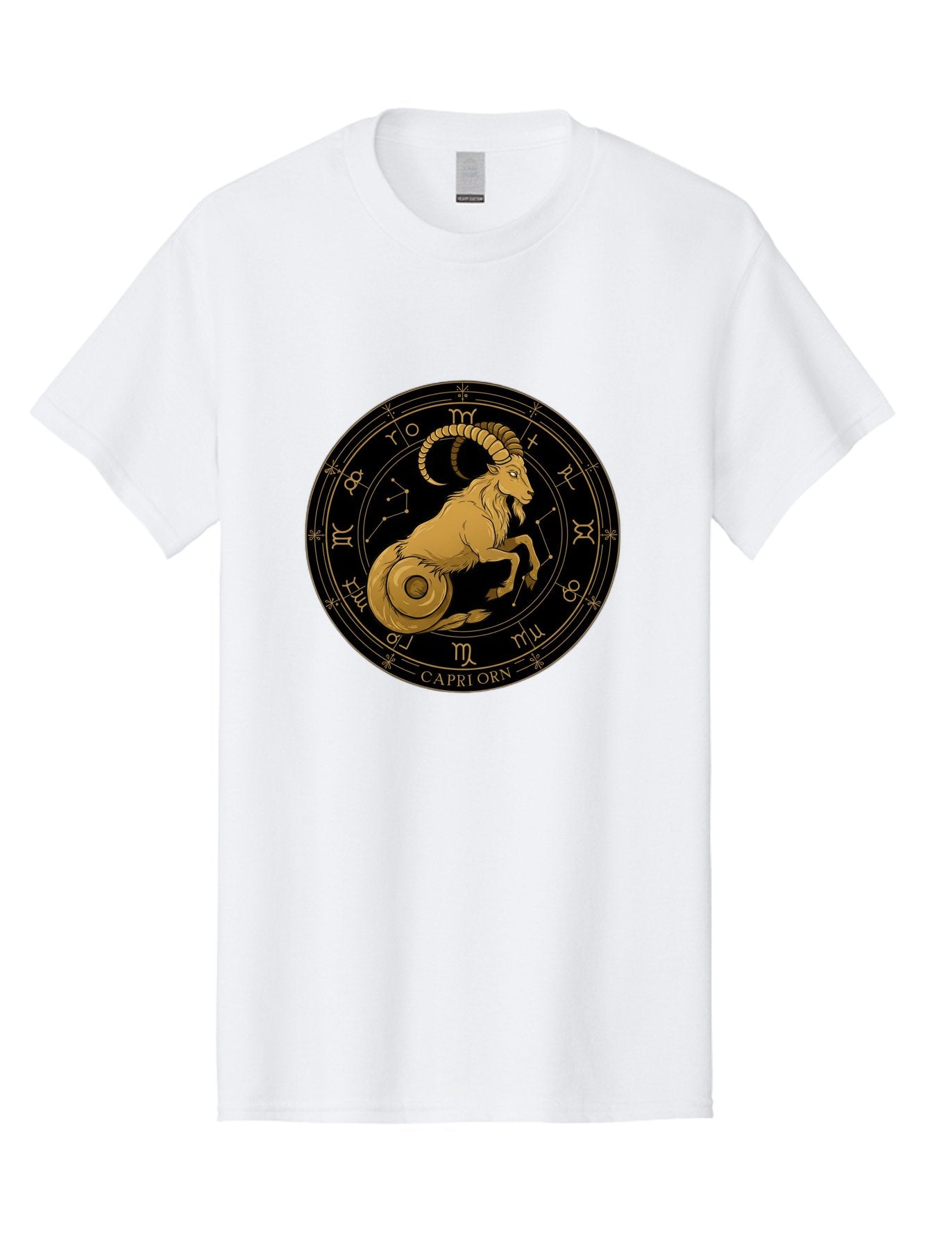 Capricorn-Zodiac-Sign-1 Men'S Graphic Tee, 100% Cotton, Comfortable Casual Summer Wear, Machine Washable, Vintage Camera, Old Camera, Antique Camera, Black Camera, Classic Photography, Photography Equipment, Nostalgic Device, Film Camera, Bal944 10