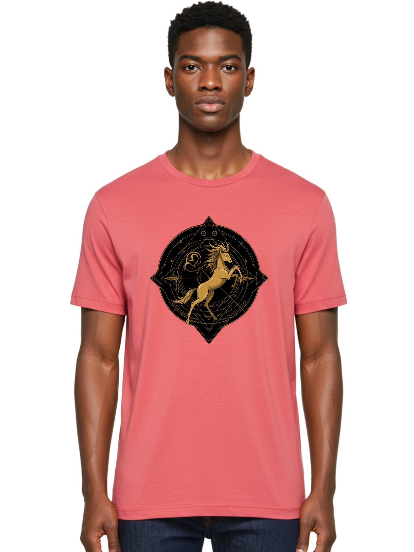 Capricorn-Zodiac-Symbol Men'S Graphic Tee, 100% Cotton, Comfortable Casual Summer Wear, Machine Washable, Vintage Camera, Old Camera, Antique Camera, Black Camera, Classic Photography, Photography Equipment, Nostalgic Device, Film Camera, Bal946 28