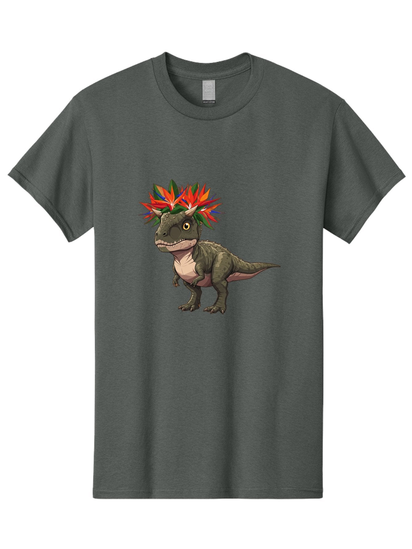 Carnotaurus-With-Flowers Men'S Graphic Tee, 100% Cotton, Comfortable Casual Summer Wear, Machine Washable, Vintage Camera, Old Camera, Antique Camera, Black Camera, Classic Photography, Photography Equipment, Nostalgic Device, Film Camera, Bal949 14