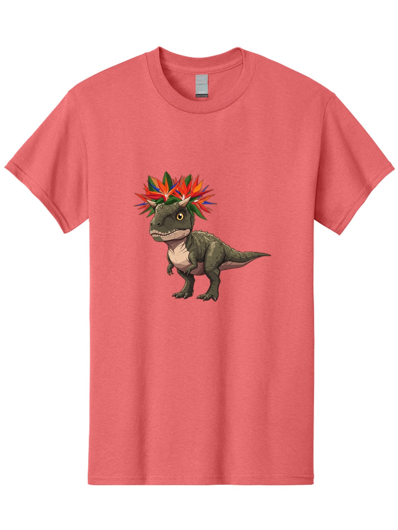 Carnotaurus-With-Flowers Men'S Graphic Tee, 100% Cotton, Comfortable Casual Summer Wear, Machine Washable, Vintage Camera, Old Camera, Antique Camera, Black Camera, Classic Photography, Photography Equipment, Nostalgic Device, Film Camera, Bal949 13