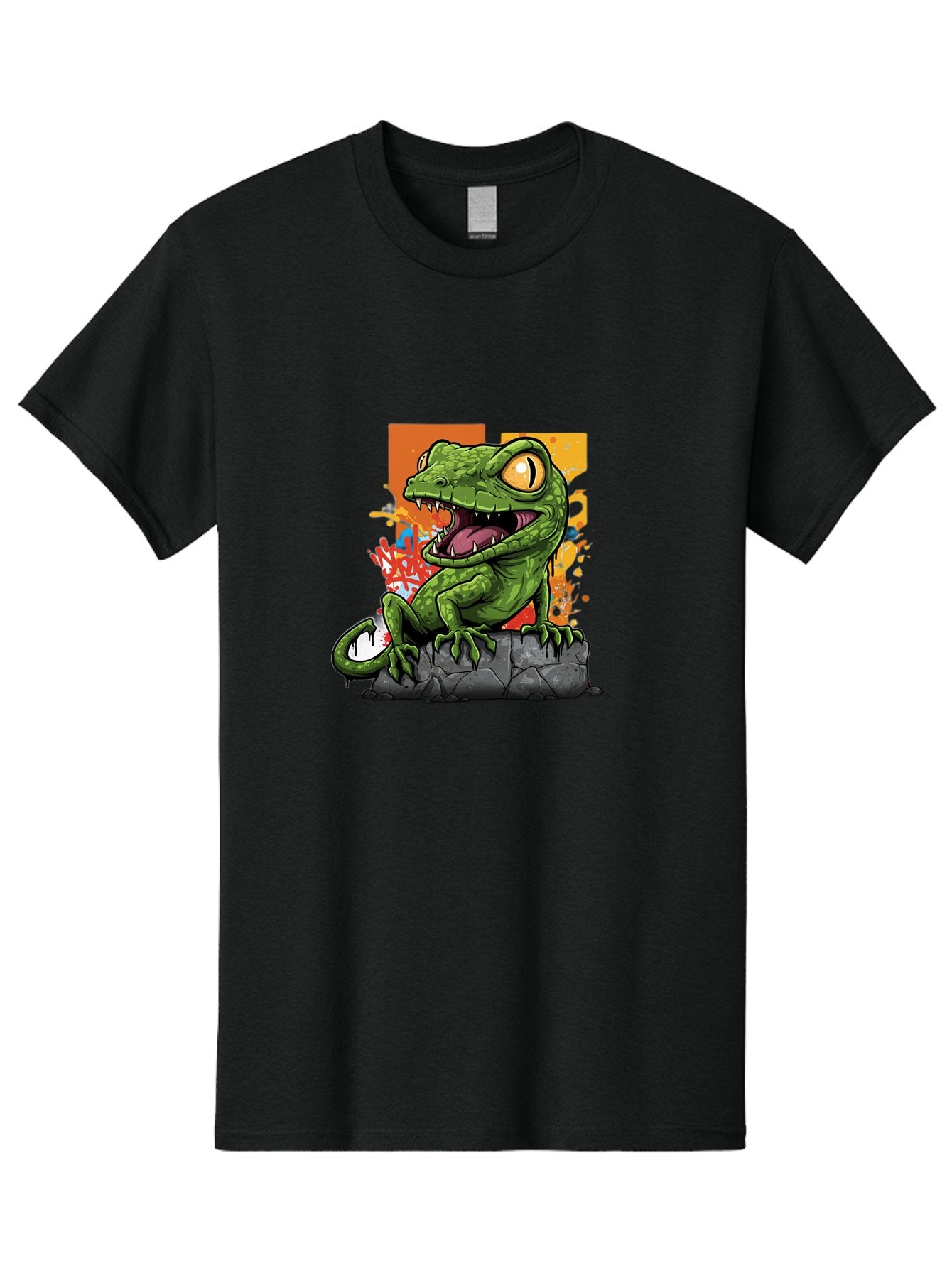 Cartoon-Lizard Men'S Graphic Tee, 100% Cotton, Comfortable Casual Summer Wear, Machine Washable, Vintage Camera, Old Camera, Antique Camera, Black Camera, Classic Photography, Photography Equipment, Nostalgic Device, Film Camera, Camera Art Bal952 8
