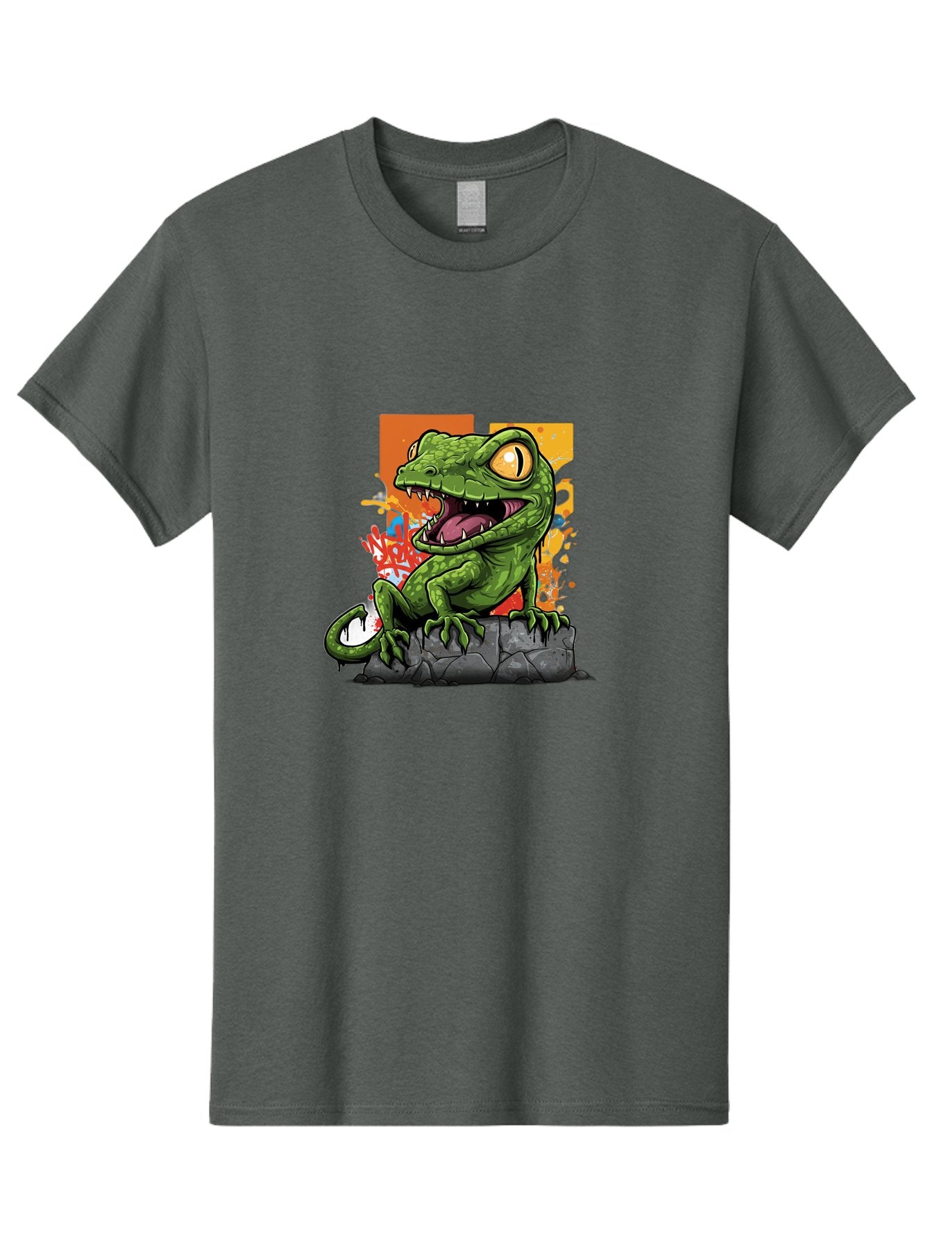 Cartoon-Lizard Men'S Graphic Tee, 100% Cotton, Comfortable Casual Summer Wear, Machine Washable, Vintage Camera, Old Camera, Antique Camera, Black Camera, Classic Photography, Photography Equipment, Nostalgic Device, Film Camera, Camera Art Bal952