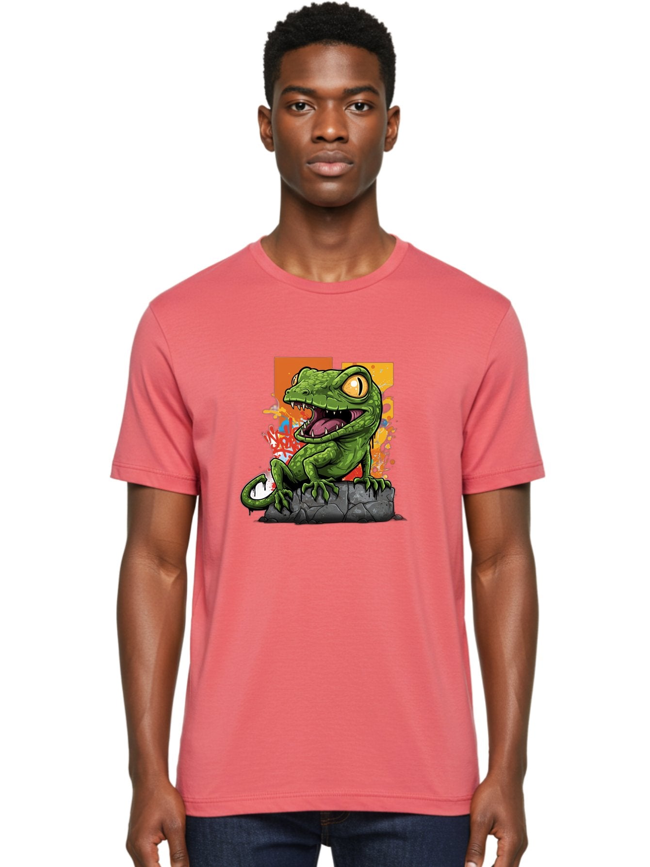 Cartoon-Lizard Men'S Graphic Tee, 100% Cotton, Comfortable Casual Summer Wear, Machine Washable, Vintage Camera, Old Camera, Antique Camera, Black Camera, Classic Photography, Photography Equipment, Nostalgic Device, Film Camera, Camera Art Bal952 23