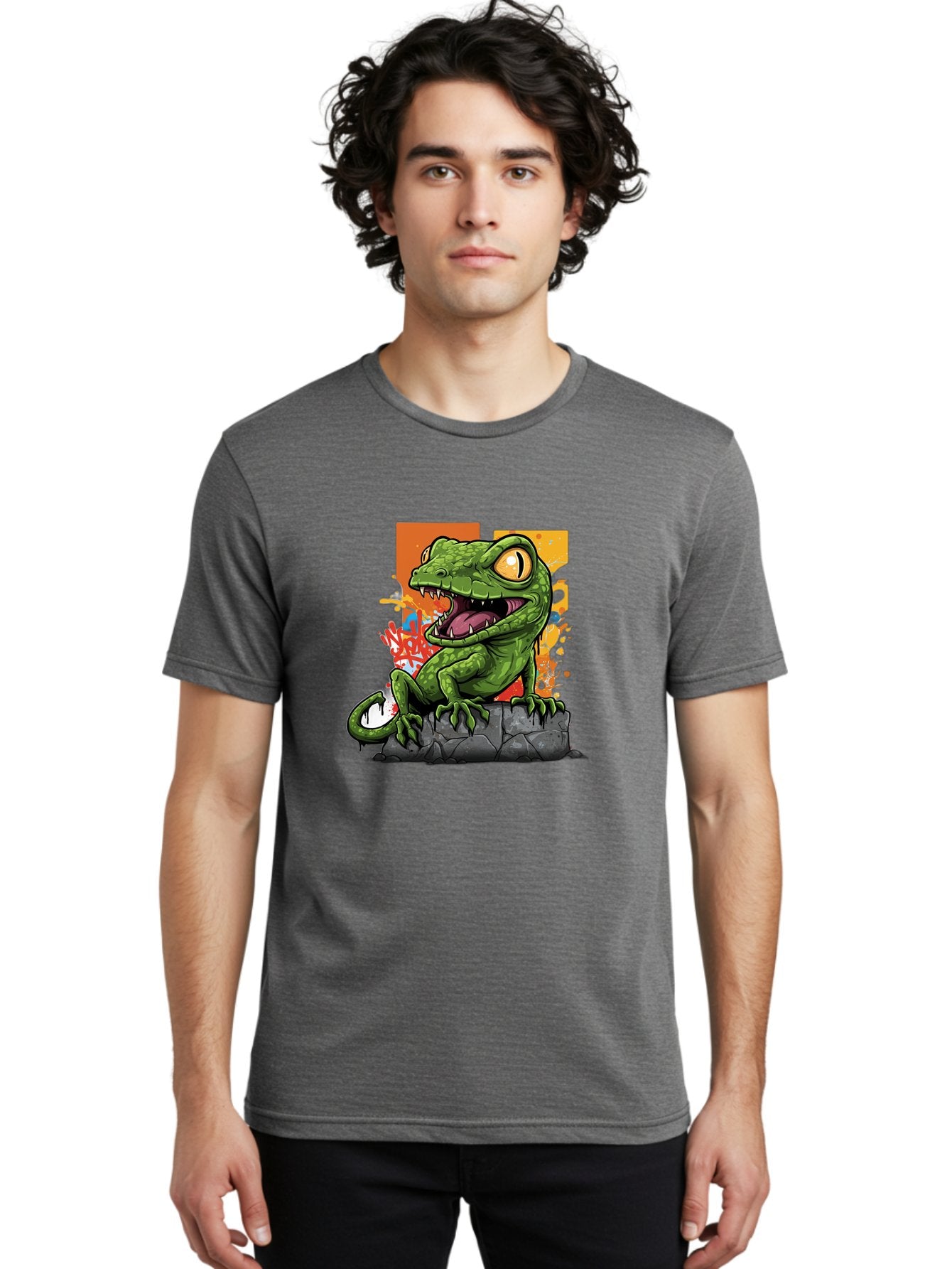 Cartoon-Lizard Men'S Graphic Tee, 100% Cotton, Comfortable Casual Summer Wear, Machine Washable, Vintage Camera, Old Camera, Antique Camera, Black Camera, Classic Photography, Photography Equipment, Nostalgic Device, Film Camera, Camera Art Bal952 18
