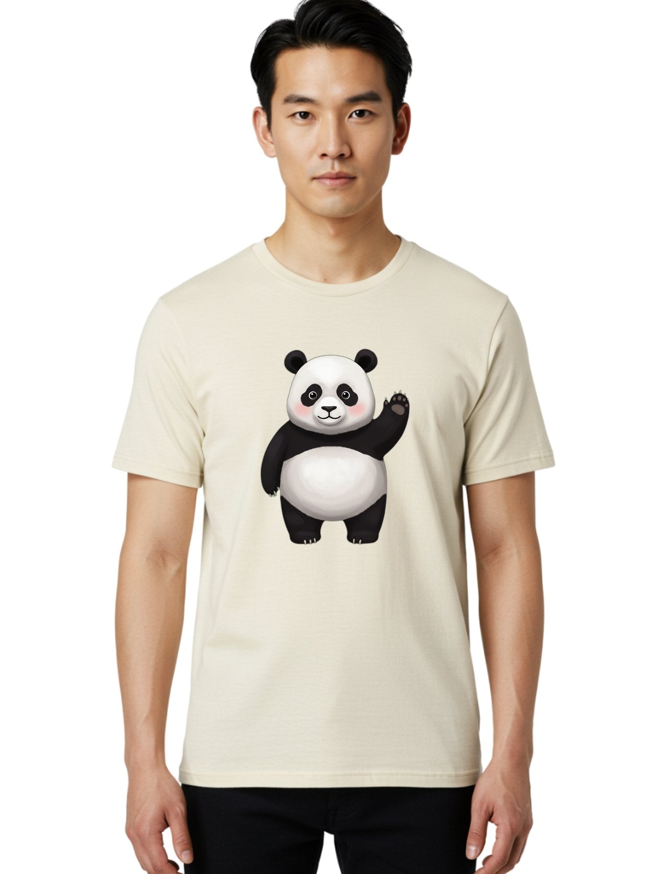 Cartoon-Panda-1 Men'S Graphic Tee, 100% Cotton, Comfortable Casual Summer Wear, Machine Washable, Vintage Camera, Old Camera, Antique Camera, Black Camera, Classic Photography, Photography Equipment, Nostalgic Device, Film Camera, Camera Art Bal953 24