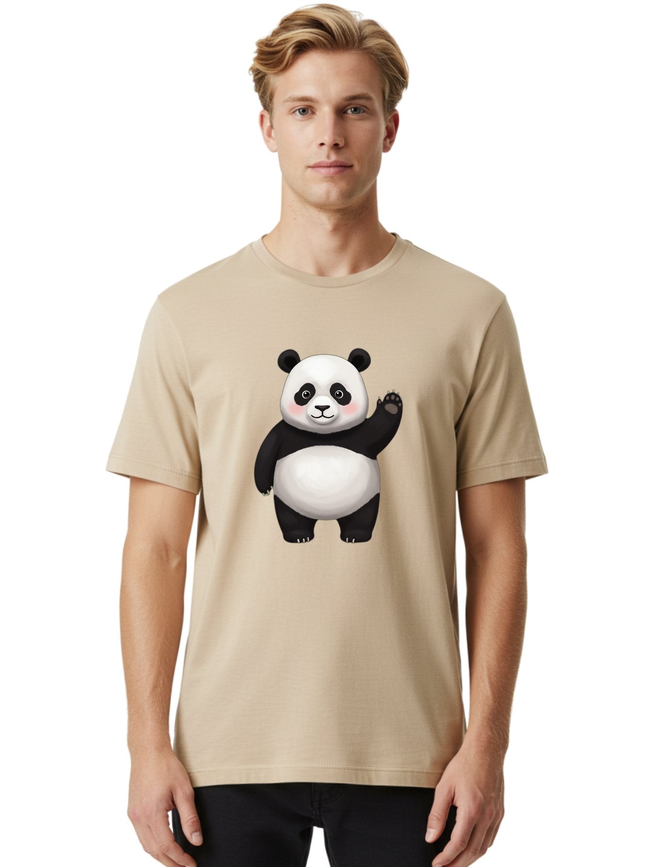 Cartoon-Panda-1 Men'S Graphic Tee, 100% Cotton, Comfortable Casual Summer Wear, Machine Washable, Vintage Camera, Old Camera, Antique Camera, Black Camera, Classic Photography, Photography Equipment, Nostalgic Device, Film Camera, Camera Art Bal953 27