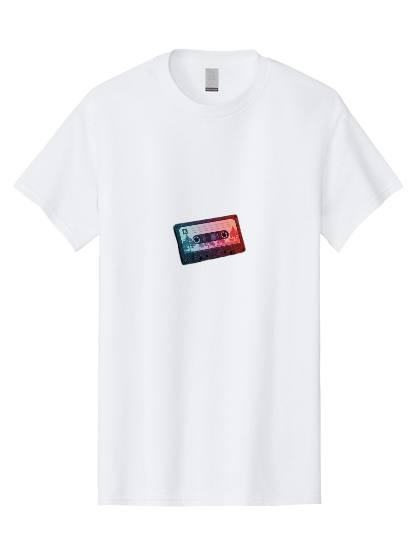 Cassette-Tape-A Men'S Graphic Tee, 100% Cotton, Comfortable Casual Summer Wear, Machine Washable, Vintage Camera, Old Camera, Antique Camera, Black Camera, Classic Photography, Photography Equipment, Nostalgic Device, Film Camera, Camera Art Bal960 9