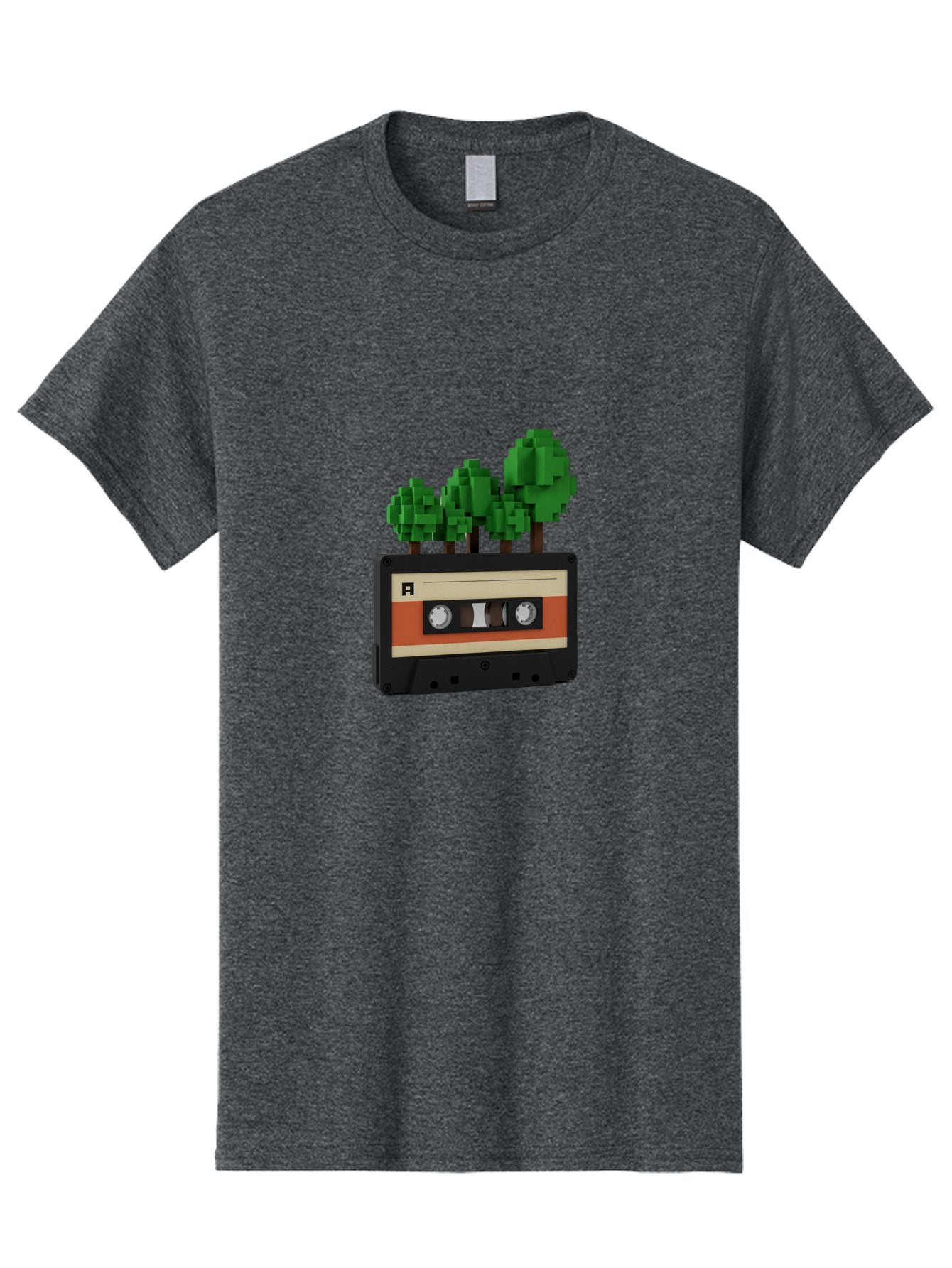 Cassette-Tape-Trees Men'S Graphic Tee, 100% Cotton, Comfortable Casual Summer Wear, Machine Washable, Vintage Camera, Old Camera, Antique Camera, Black Camera, Classic Photography, Photography Equipment, Nostalgic Device, Film Camera, Bal961 10