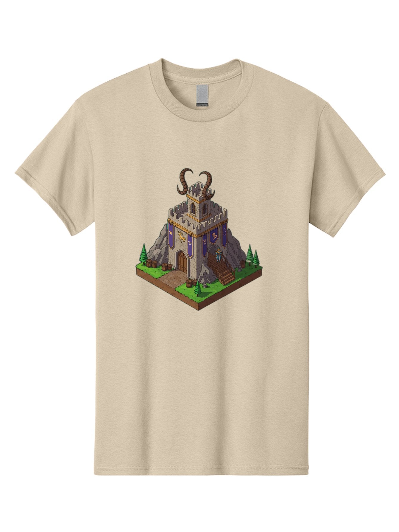 Castle-With-Ram-Horns Men'S Graphic Tee, 100% Cotton, Comfortable Casual Summer Wear, Machine Washable, Vintage Camera, Old Camera, Antique Camera, Black Camera, Classic Photography, Photography Equipment, Nostalgic Device, Film Camera, Bal963 14