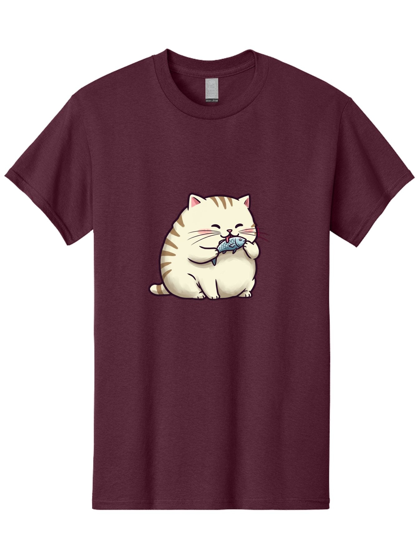 Cat-Eating-Fish-2 Men'S Graphic Tee, 100% Cotton, Comfortable Casual Summer Wear, Machine Washable, Vintage Camera, Old Camera, Antique Camera, Black Camera, Classic Photography, Photography Equipment, Nostalgic Device, Film Camera, Camera Art Bal968 3