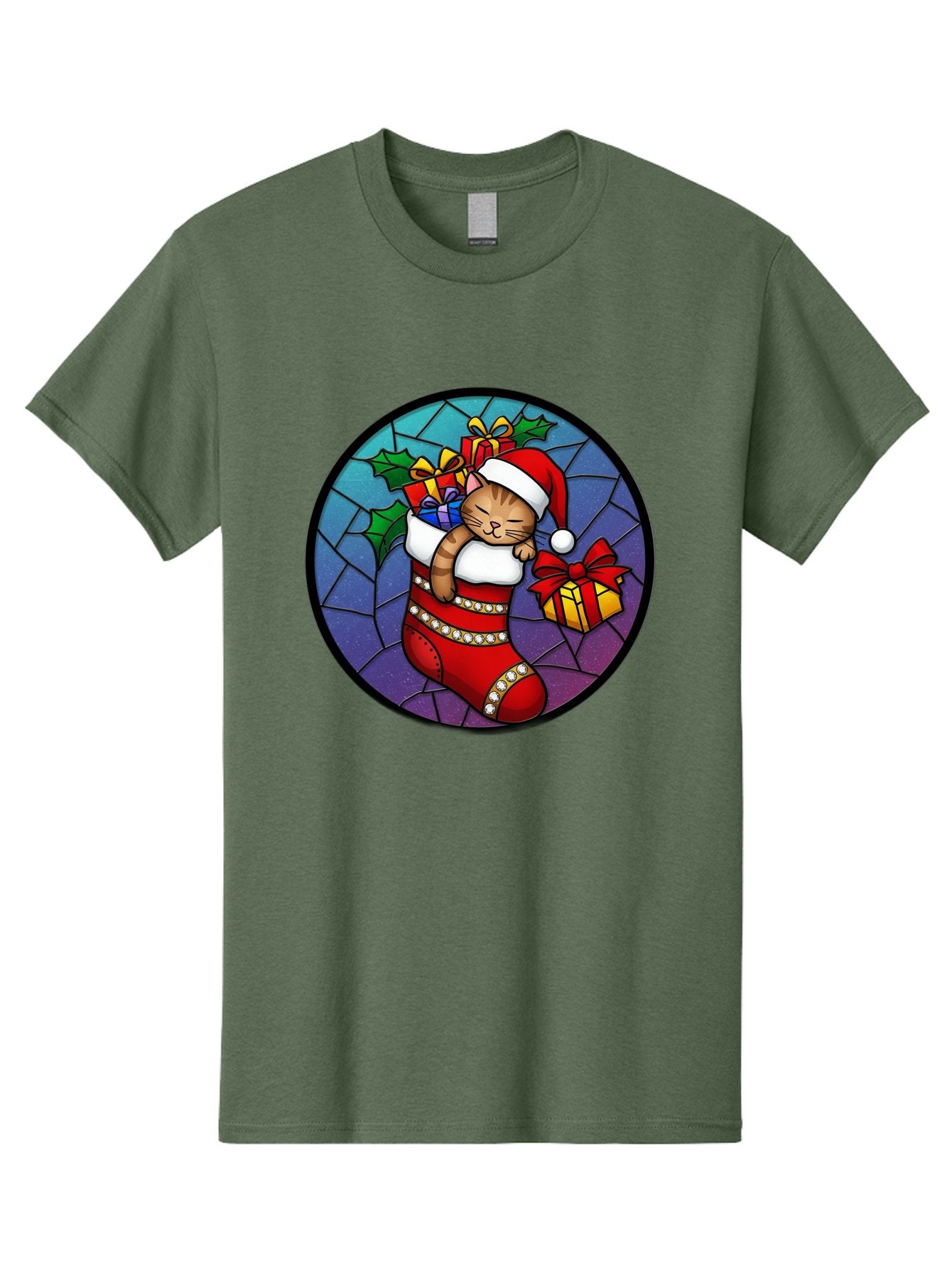 Cat-In-Christmas-Stocking-1 Men'S Graphic Tee, 100% Cotton, Comfortable Casual Summer Wear, Machine Washable, Vintage Camera, Old Camera, Antique Camera, Black Camera, Classic Photography, Photography Equipment, Nostalgic Device, Film Camera, Bal972 12