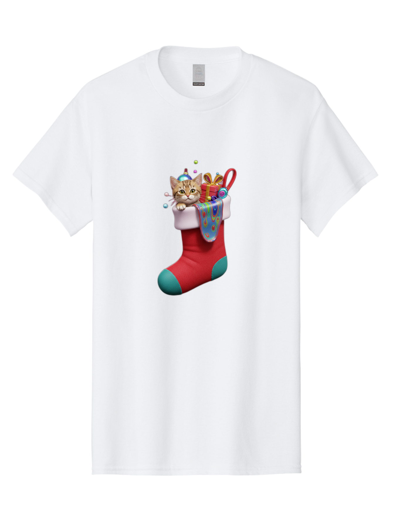 Cat-In-Christmas-Stocking-2 Men'S Graphic Tee, 100% Cotton, Comfortable Casual Summer Wear, Machine Washable, Vintage Camera, Old Camera, Antique Camera, Black Camera, Classic Photography, Photography Equipment, Nostalgic Device, Film Camera, Bal973