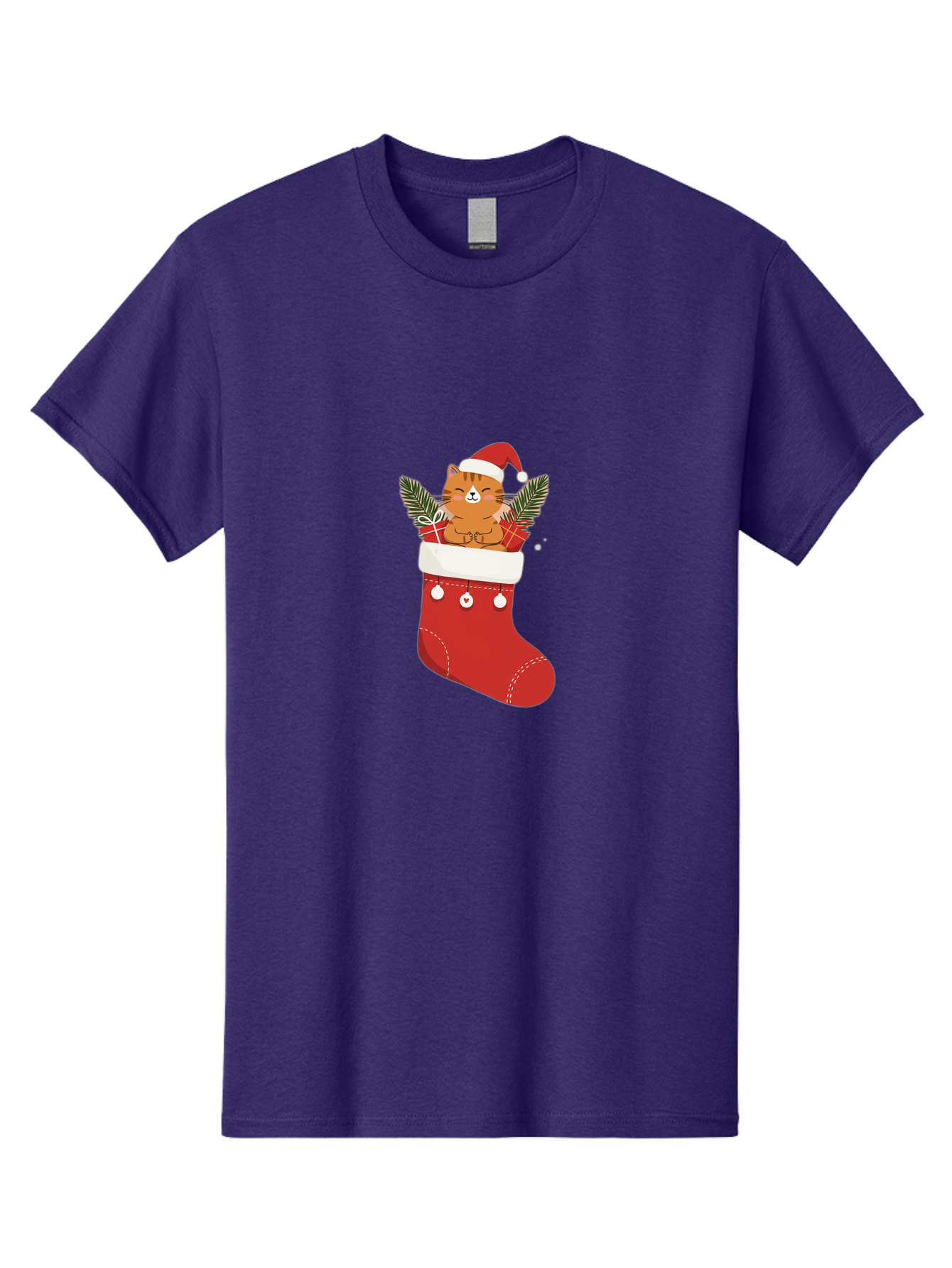Cat-In-Christmas-Stocking-3 Men'S Graphic Tee, 100% Cotton, Comfortable Casual Summer Wear, Machine Washable, Vintage Camera, Old Camera, Antique Camera, Black Camera, Classic Photography, Photography Equipment, Nostalgic Device, Film Camera, Bal974