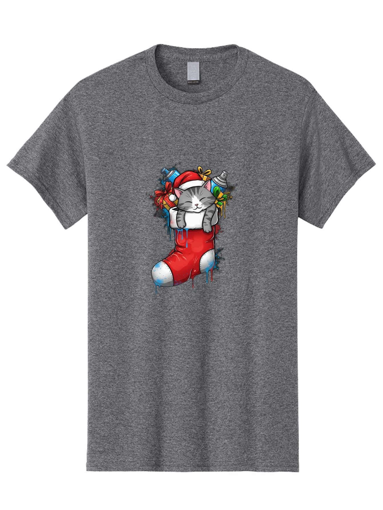 Cat-In-Christmas-Stocking-4 Men'S Graphic Tee, 100% Cotton, Comfortable Casual Summer Wear, Machine Washable, Vintage Camera, Old Camera, Antique Camera, Black Camera, Classic Photography, Photography Equipment, Nostalgic Device, Film Camera, Bal975 4